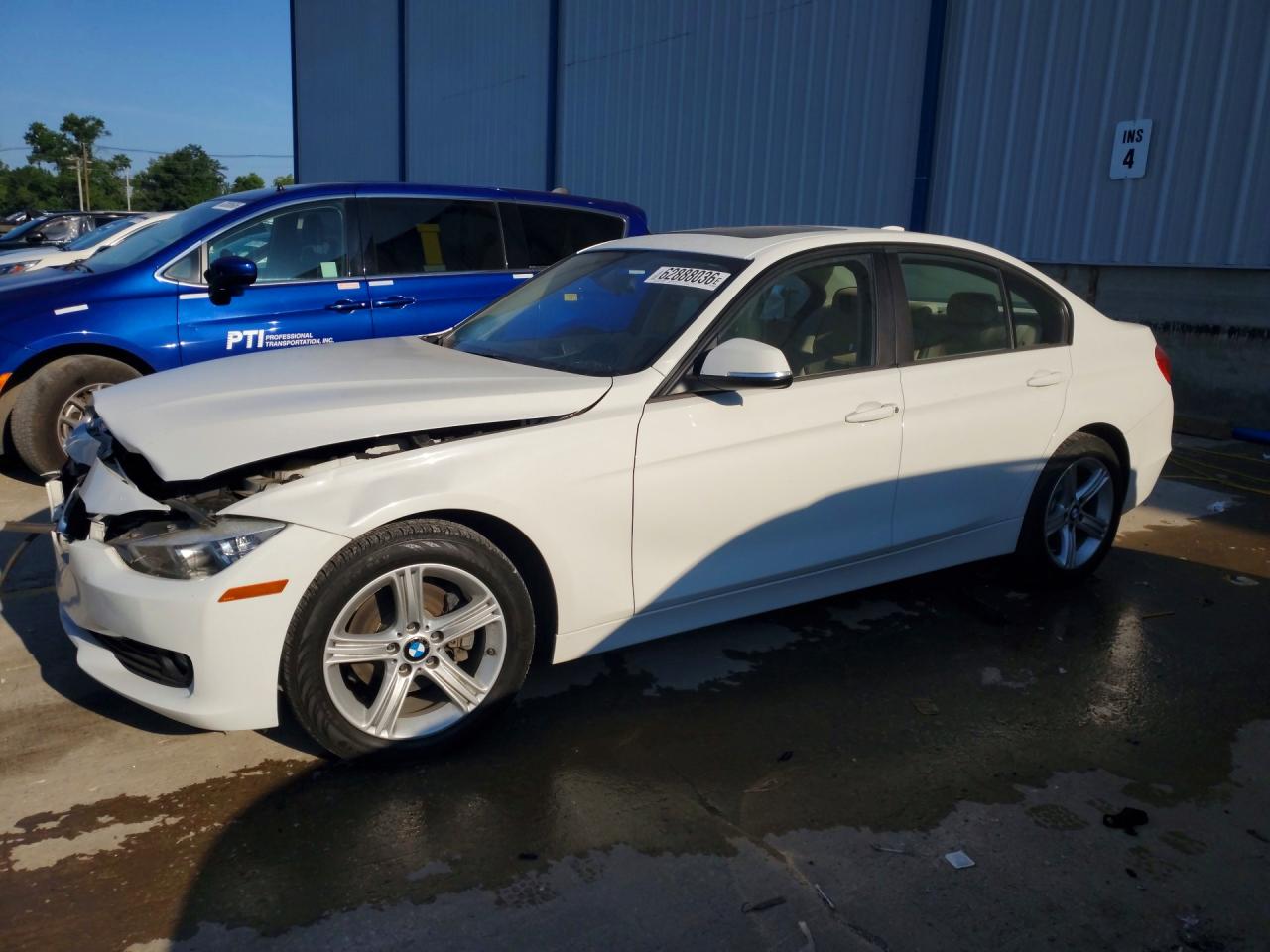 2014 Bmw 320 I Xdrive White vin: WBA3C3C50EP662640