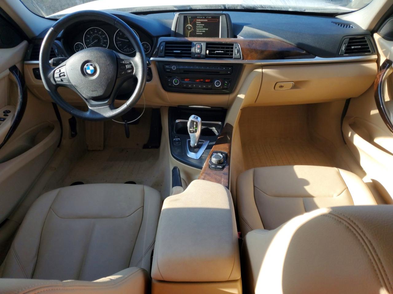 2014 Bmw 320 I Xdrive White vin: WBA3C3C50EP662640