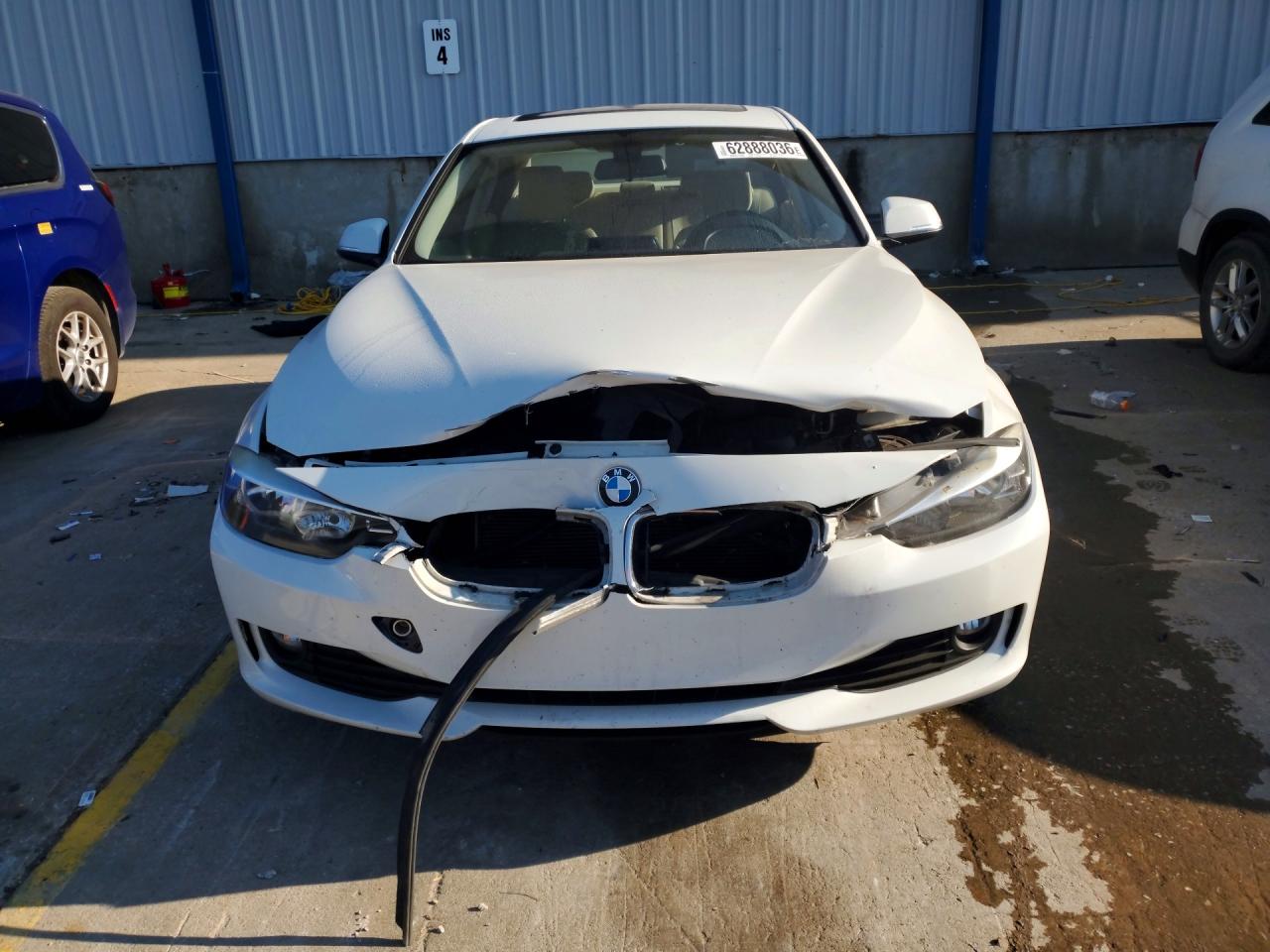2014 Bmw 320 I Xdrive White vin: WBA3C3C50EP662640