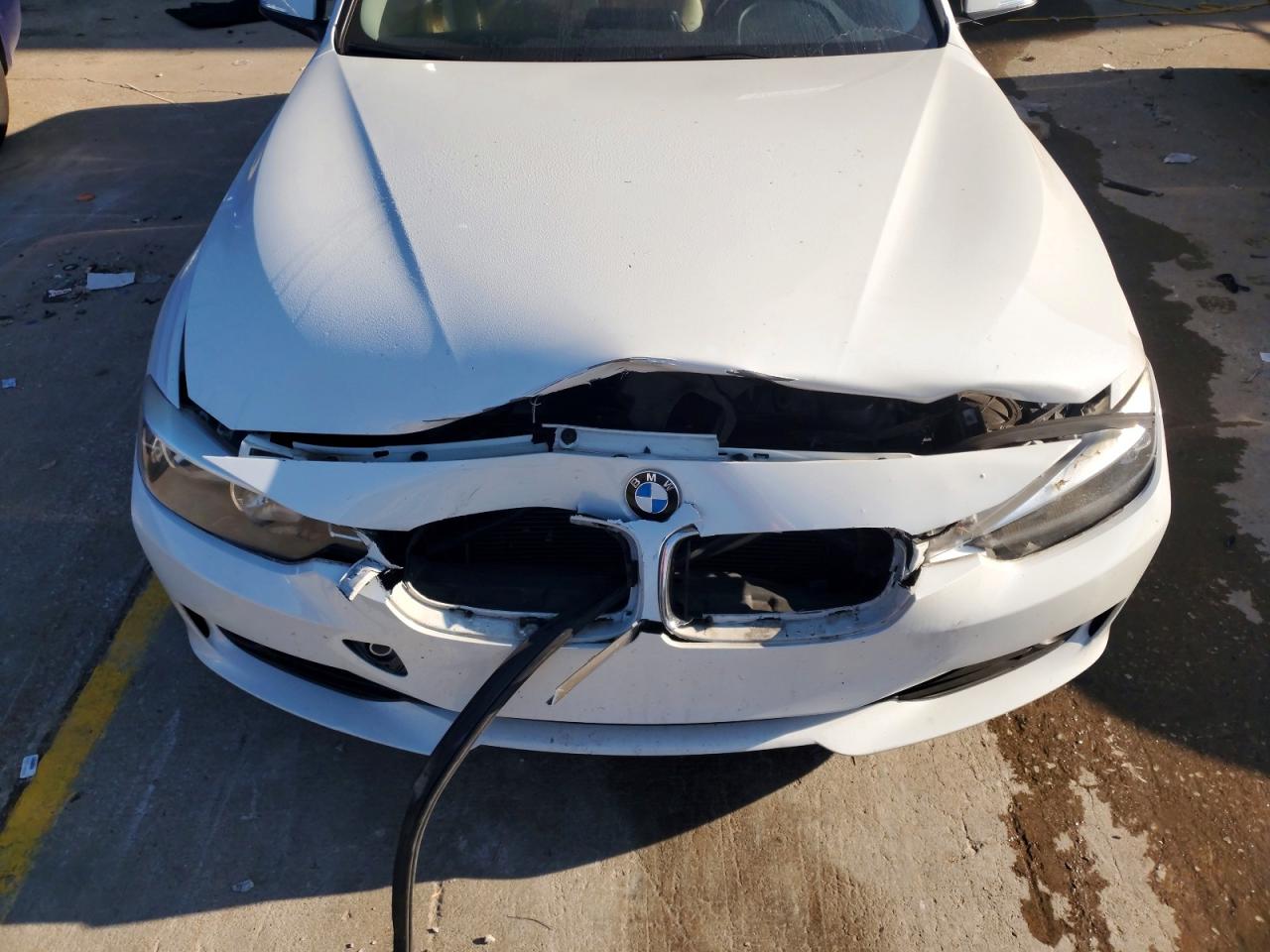 2014 Bmw 320 I Xdrive White vin: WBA3C3C50EP662640