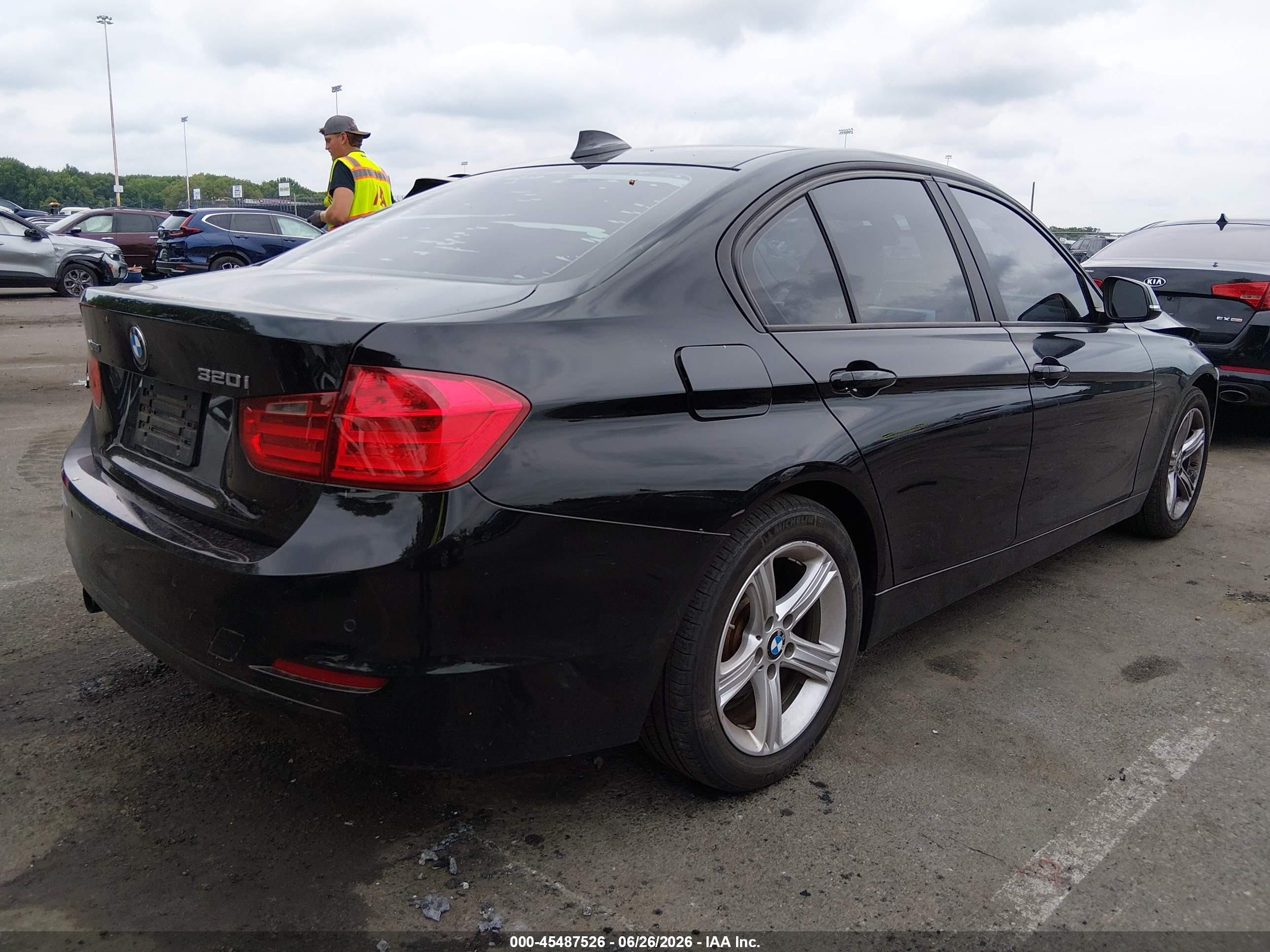 2014 Bmw 320i Xdrive Black vin: WBA3C3C50EPV90175