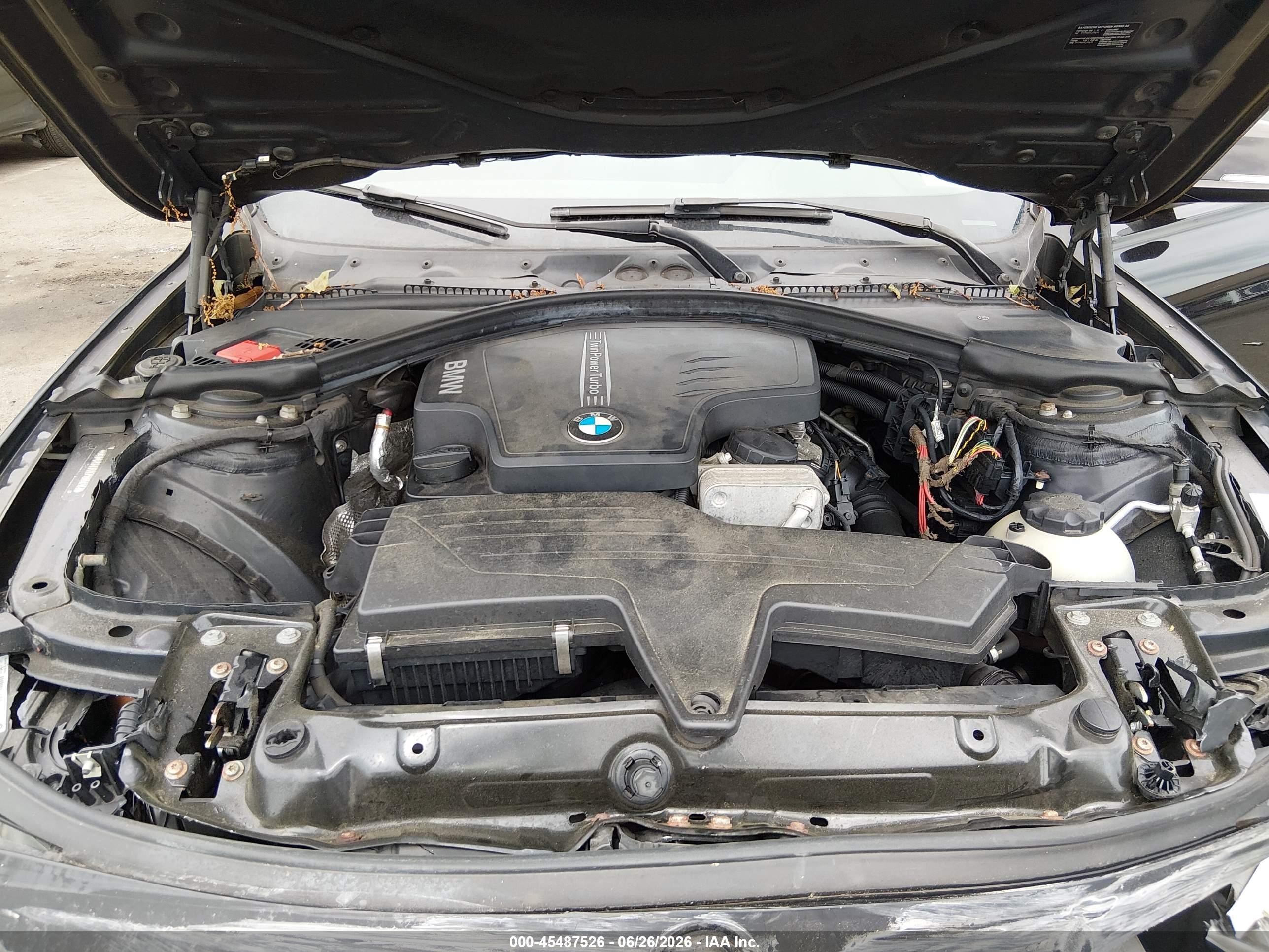 2014 Bmw 320i Xdrive Black vin: WBA3C3C50EPV90175
