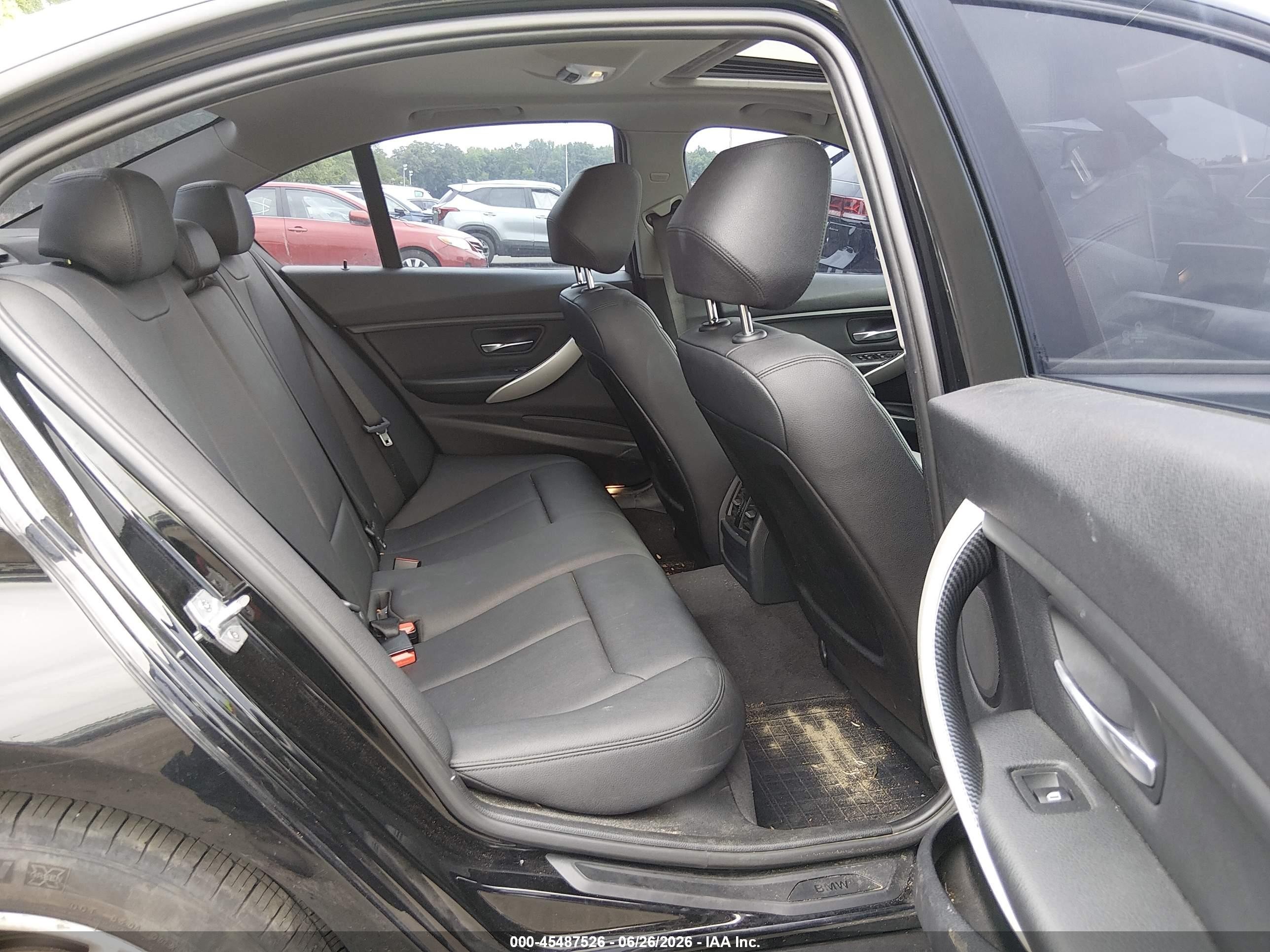 2014 Bmw 320i Xdrive Black vin: WBA3C3C50EPV90175