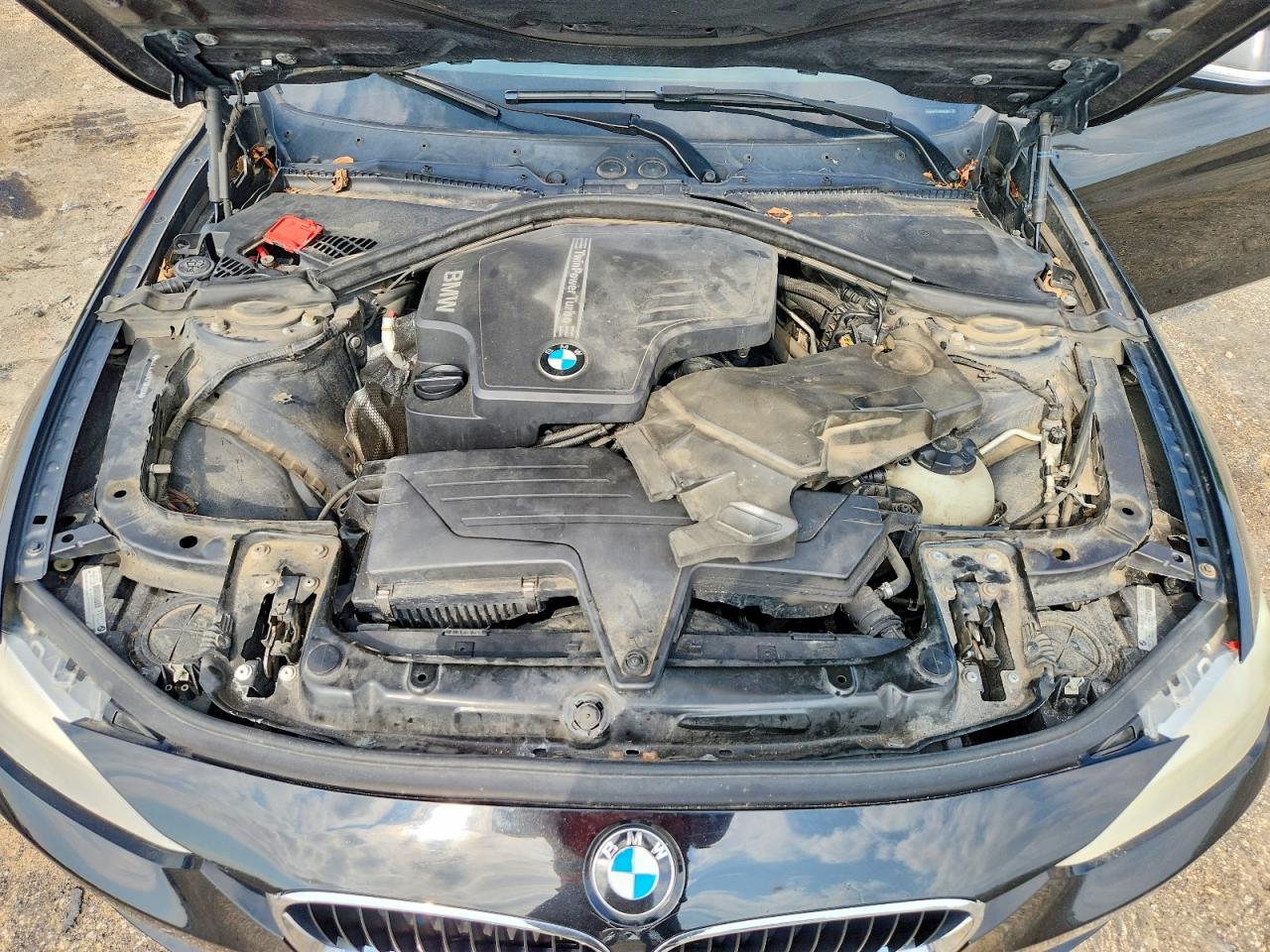 2014 Bmw 320 I Xdrive Black vin: WBA3C3C51EF984001