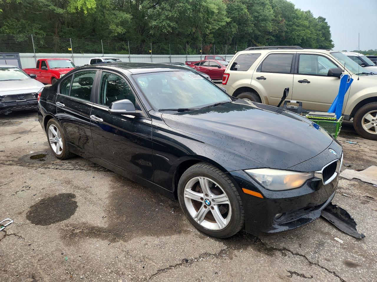 2014 Bmw 320 I Xdrive Black vin: WBA3C3C51EF984144