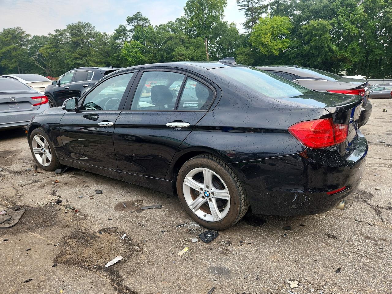 2014 Bmw 320 I Xdrive Black vin: WBA3C3C51EF984144