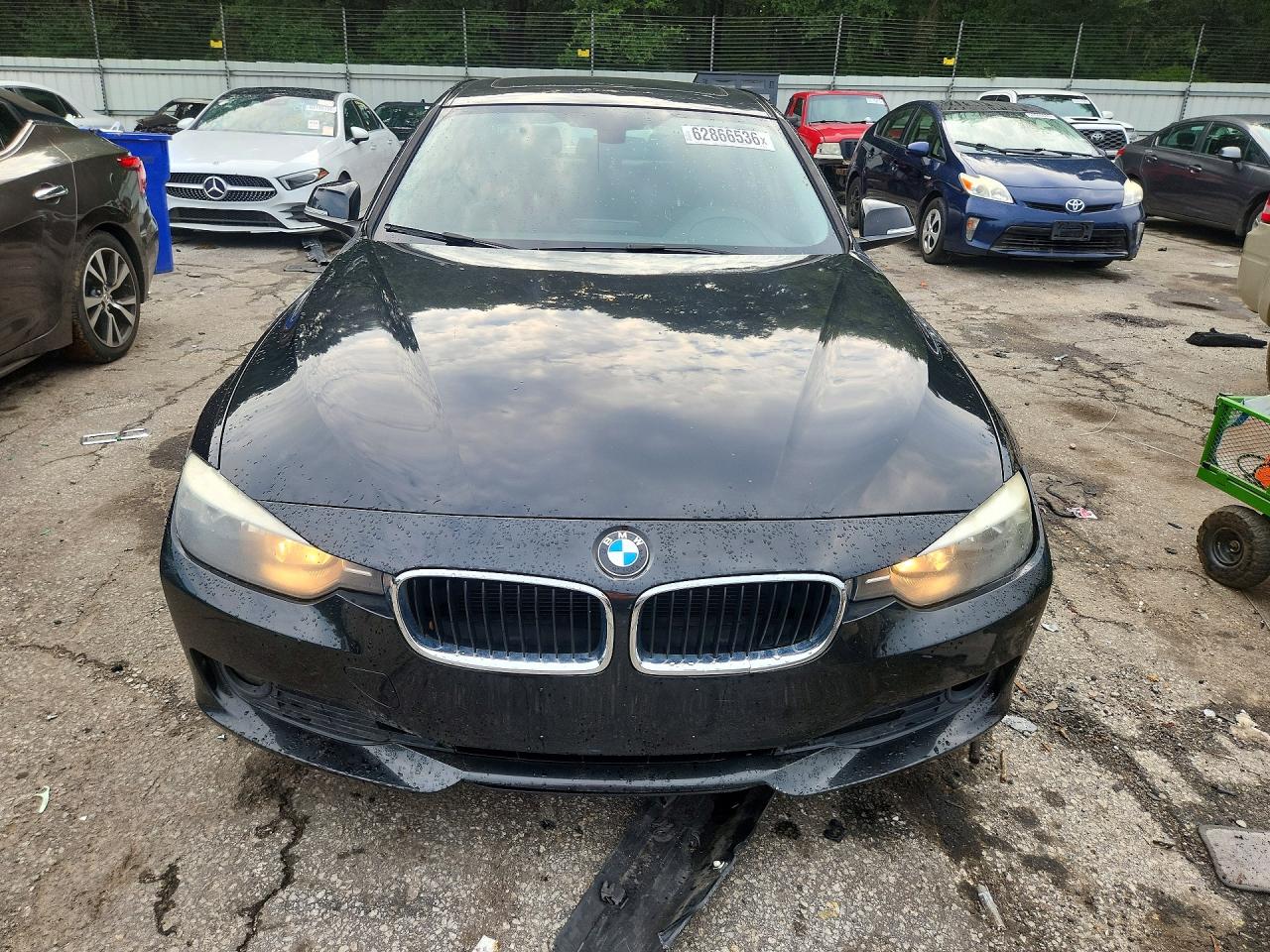 2014 Bmw 320 I Xdrive Black vin: WBA3C3C51EF984144