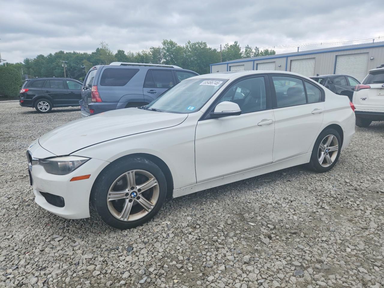 2014 Bmw 320 I Xdrive White vin: WBA3C3C51EP661318