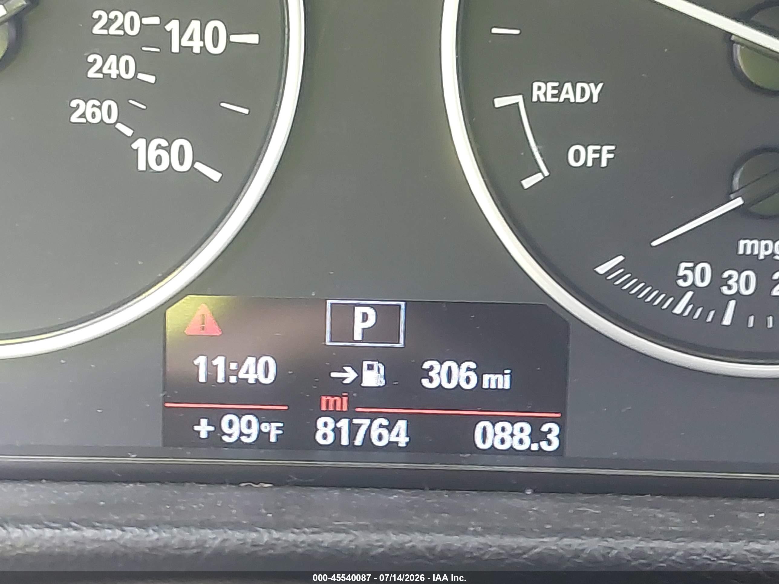 2014 Bmw 320i Xdrive Gray vin: WBA3C3C51EP662792