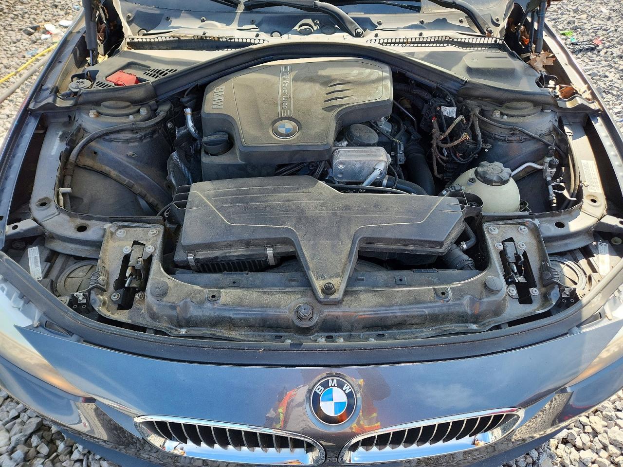 2014 Bmw 320 I Xdrive Gray vin: WBA3C3C53EF984582
