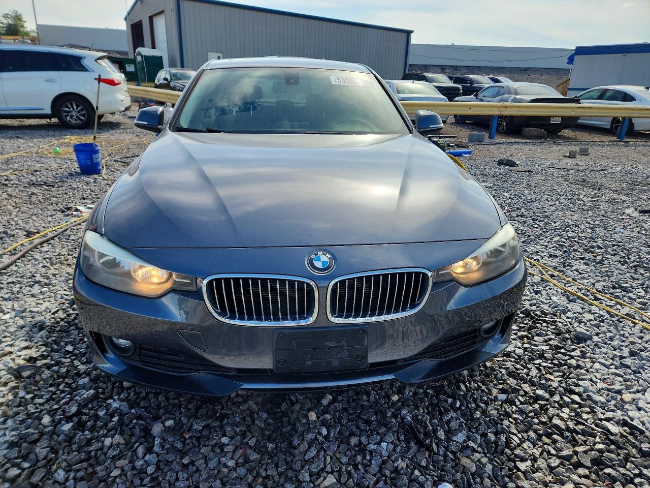 2014 Bmw 320 I Xdrive Gray vin: WBA3C3C53EF984582
