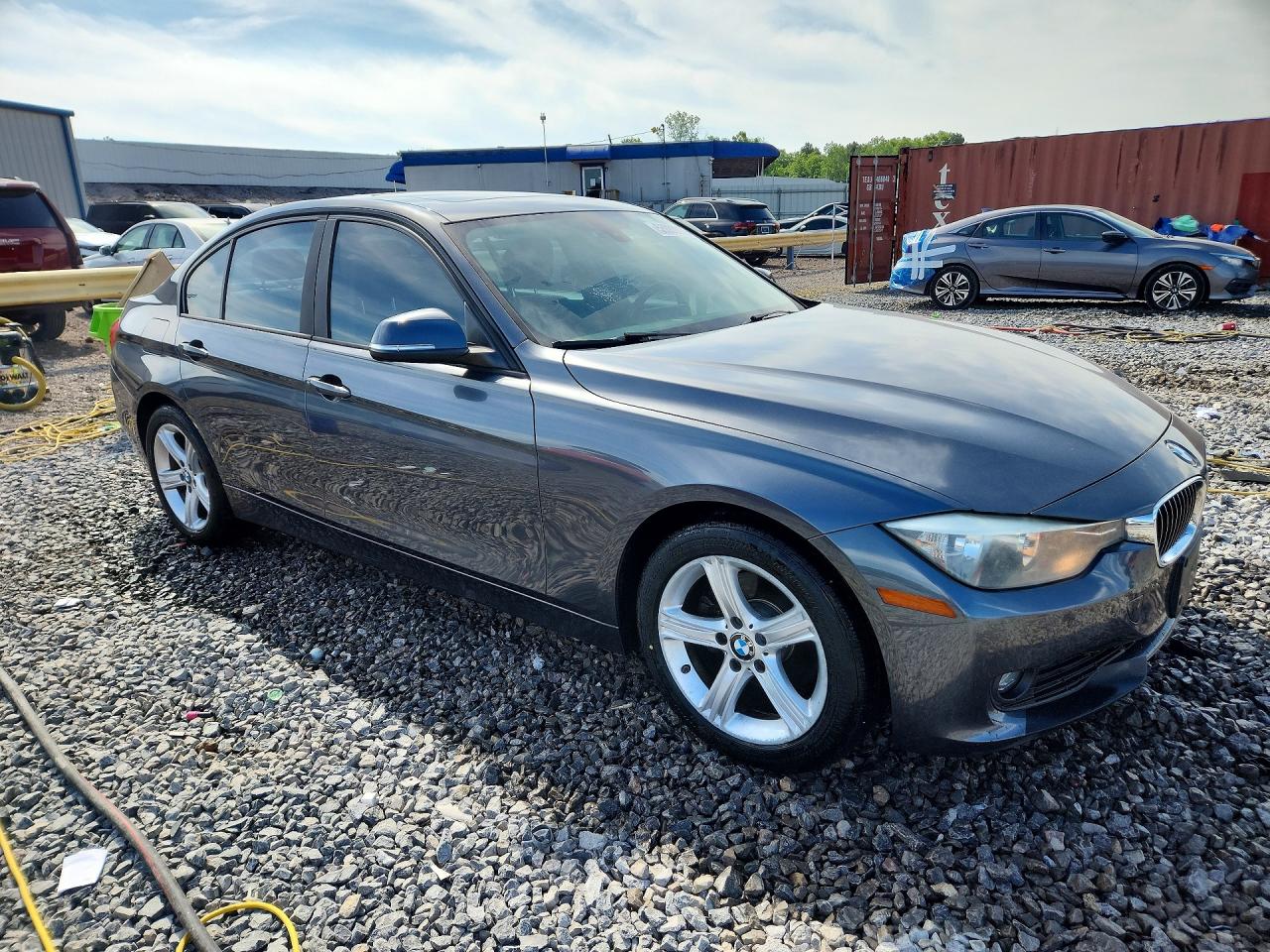2014 Bmw 320 I Xdrive Gray vin: WBA3C3C53EF984582