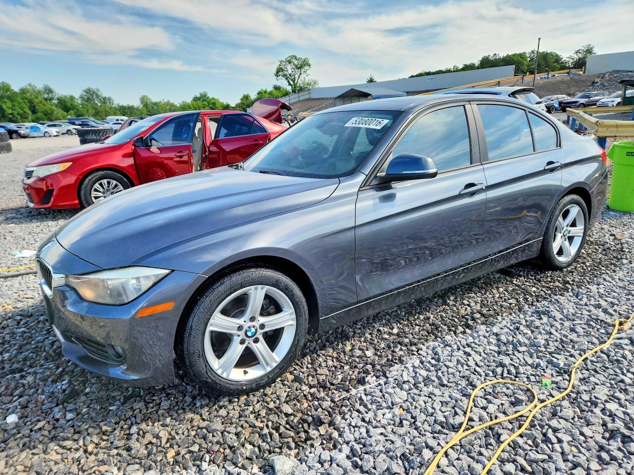 2014 Bmw 320 I Xdrive Gray vin: WBA3C3C53EF984582