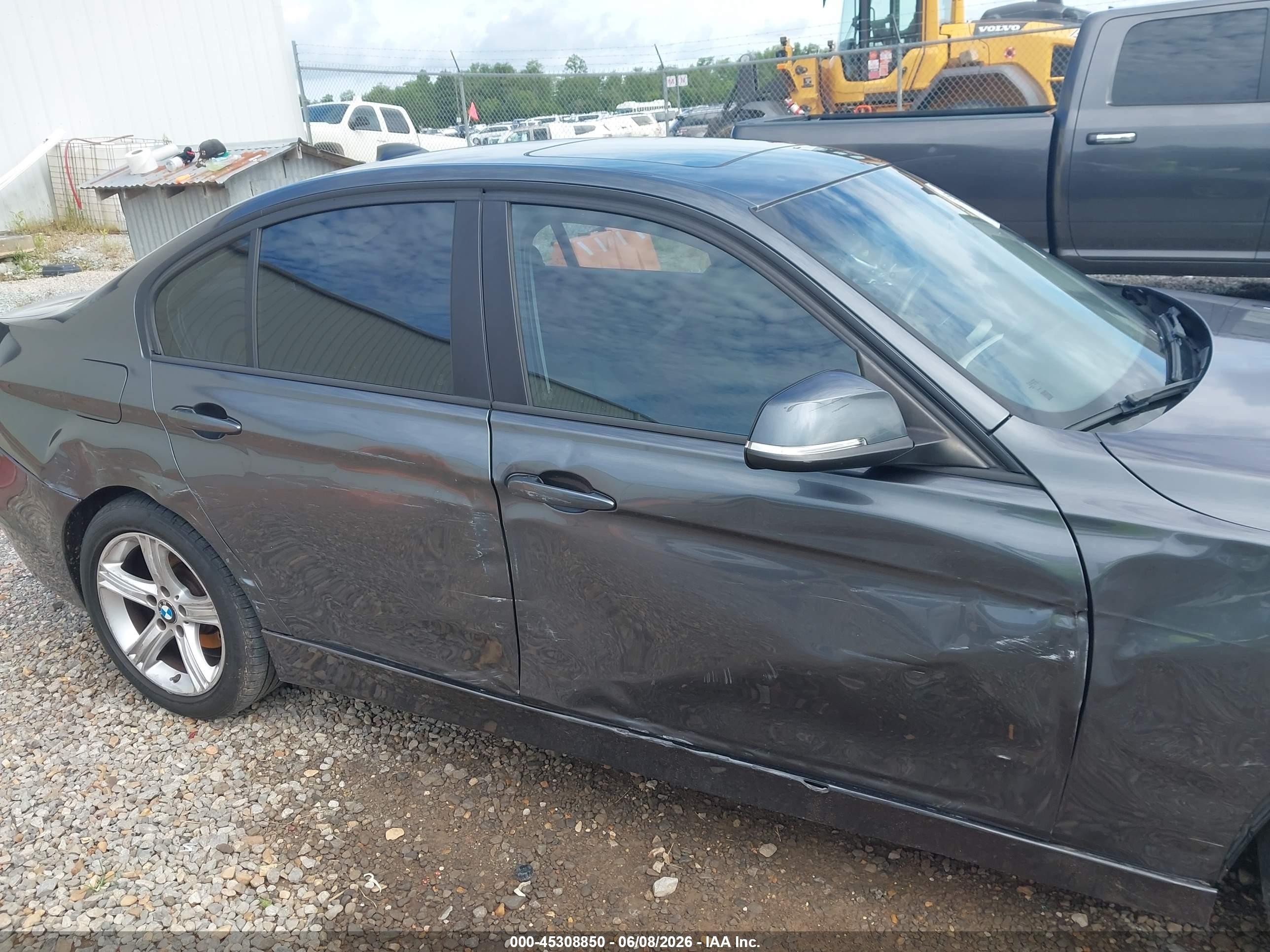 2014 Bmw 320i Xdrive Gray vin: WBA3C3C53EF985943