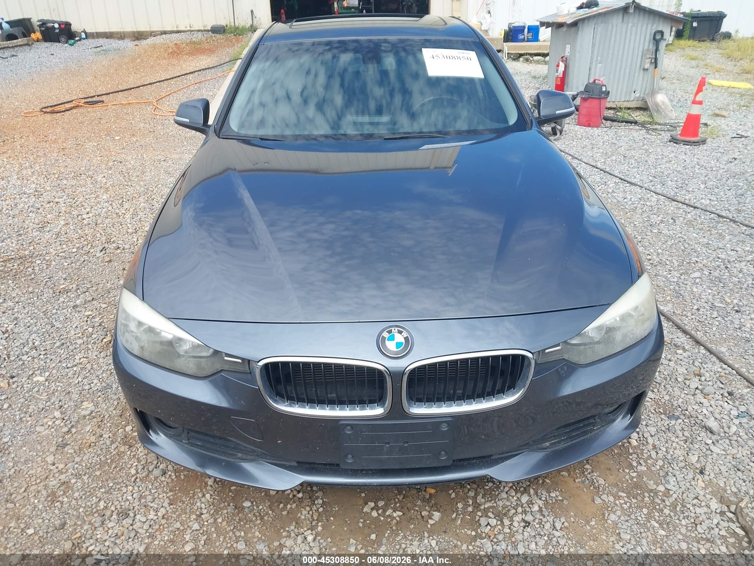 2014 Bmw 320i Xdrive Gray vin: WBA3C3C53EF985943
