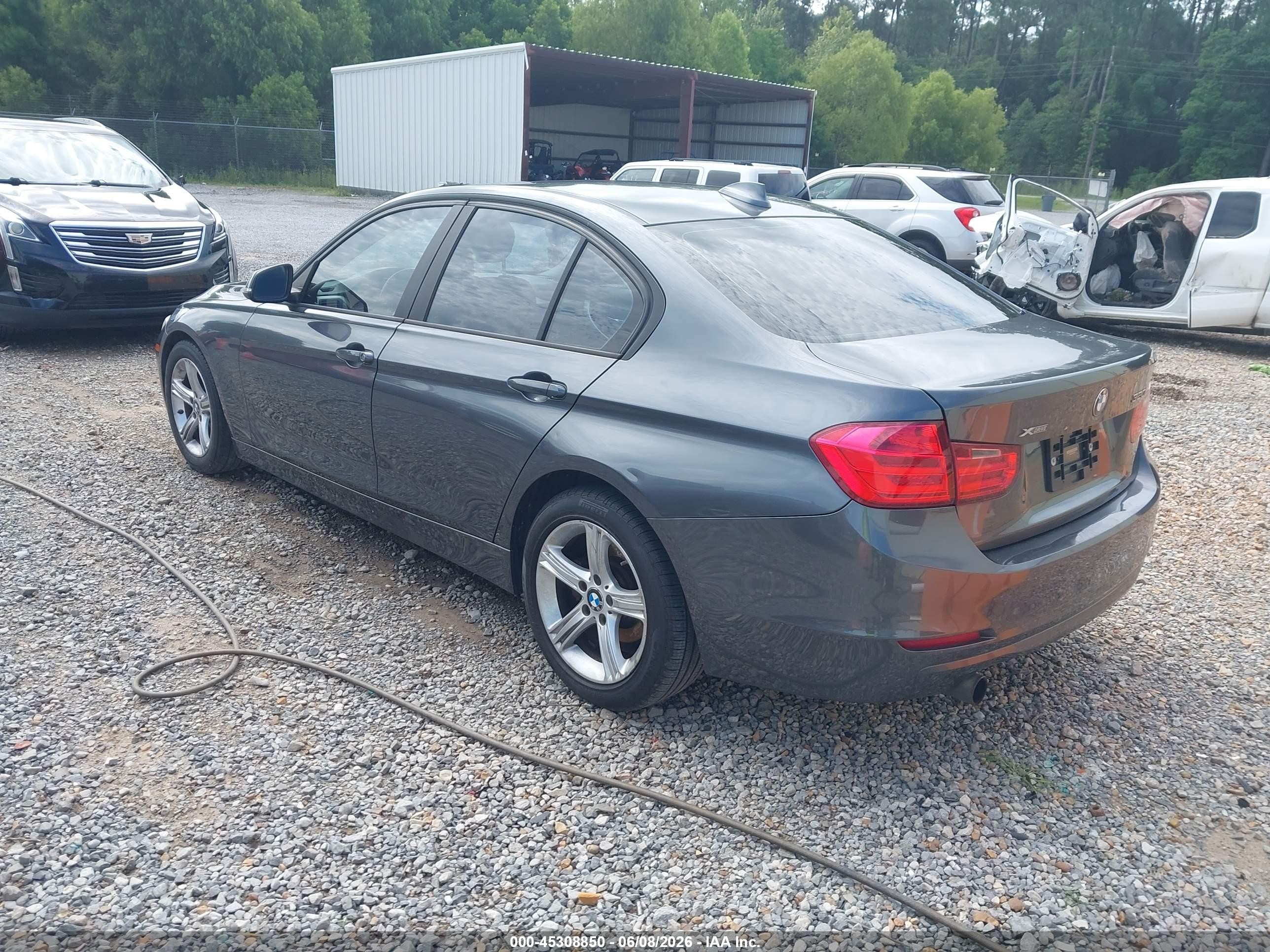 2014 Bmw 320i Xdrive Gray vin: WBA3C3C53EF985943