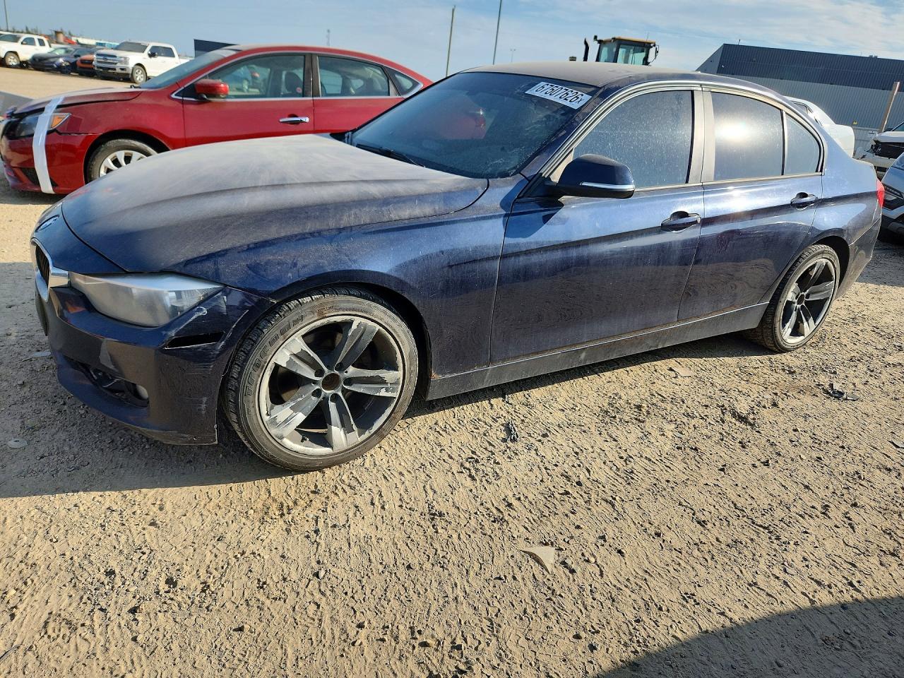 2014 Bmw 320 I Xdrive Blue vin: WBA3C3C53EF986154