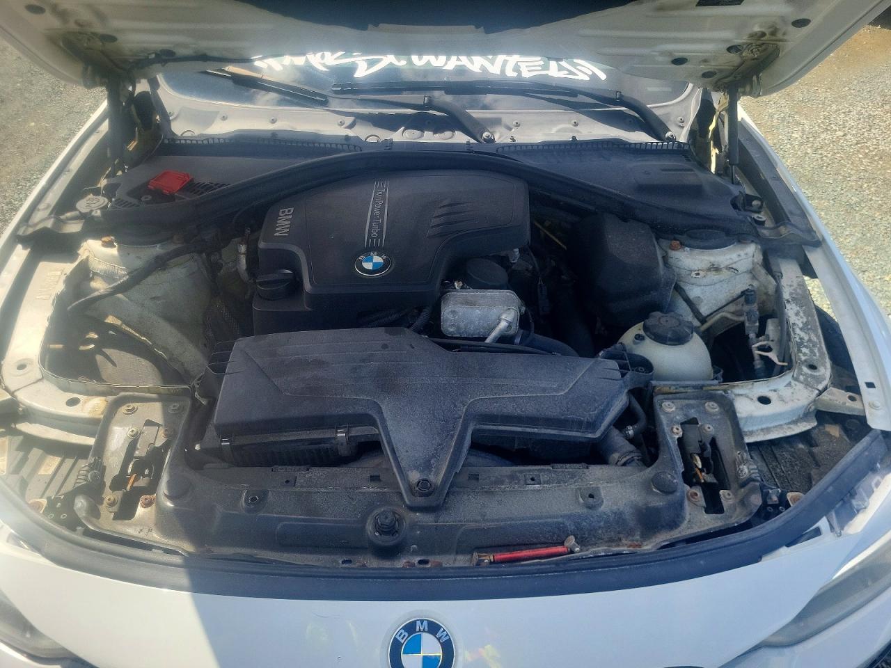 2014 Bmw 320 I Xdrive White vin: WBA3C3C53EP661725