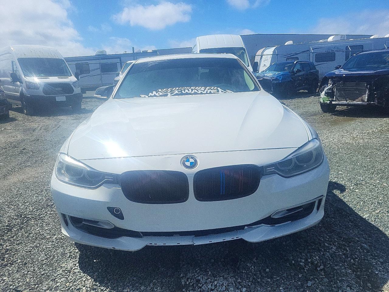 2014 Bmw 320 I Xdrive White vin: WBA3C3C53EP661725