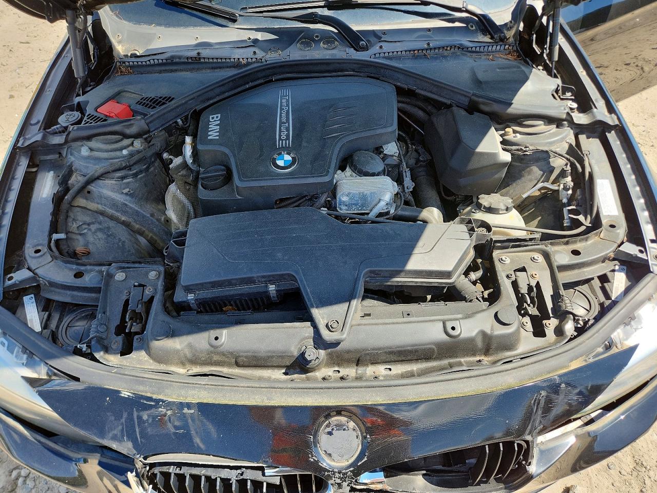 2015 Bmw 320 I Xdrive Black vin: WBA3C3C53FP664111