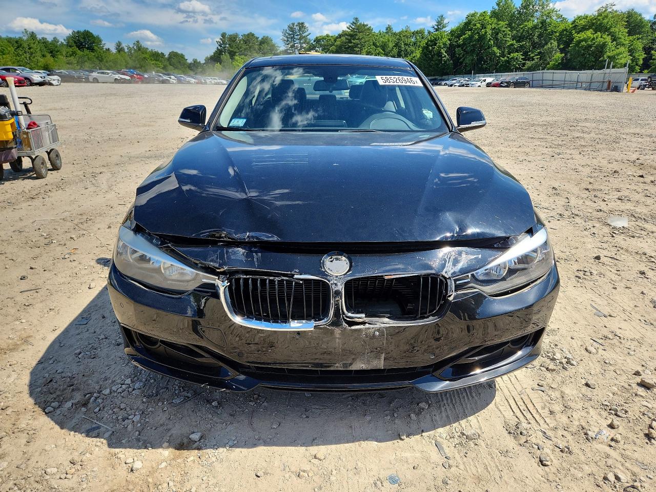 2015 Bmw 320 I Xdrive Black vin: WBA3C3C53FP664111