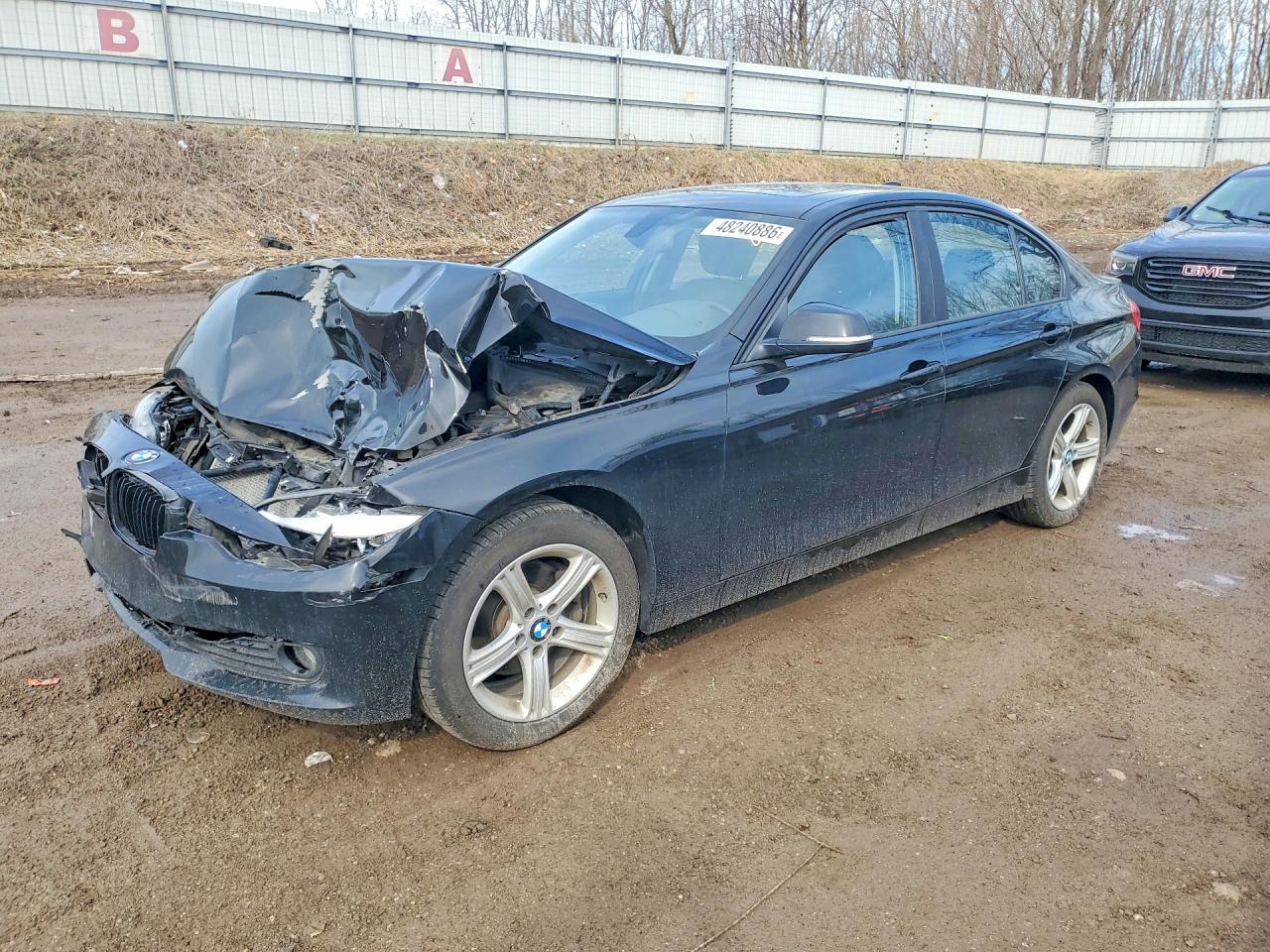2015 Bmw 320 I Xdrive Black vin: WBA3C3C53FP665002