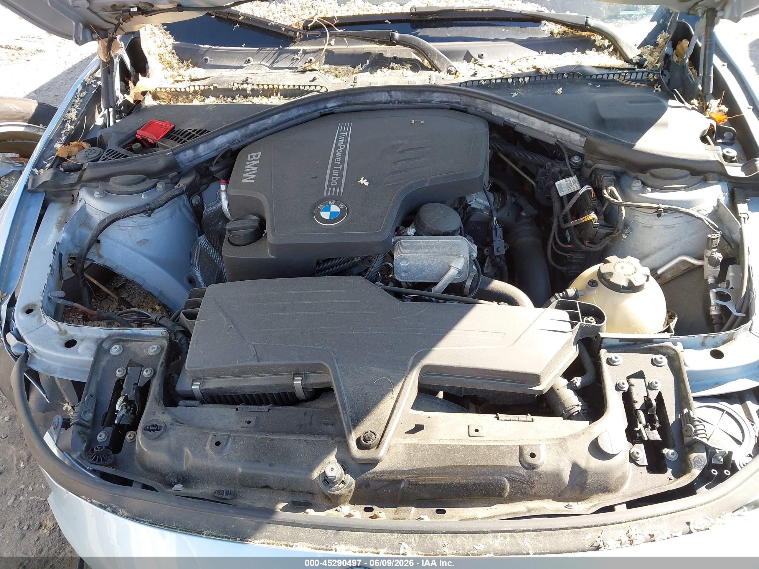 2014 Bmw 320i Xdrive Light Blue vin: WBA3C3C54EF983571