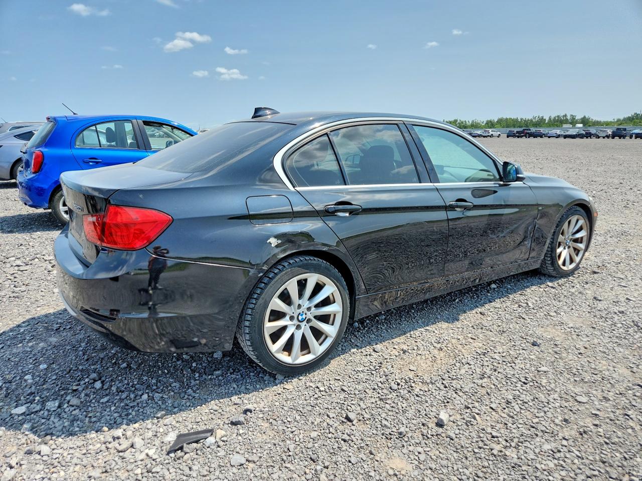 2014 Bmw 320 I Xdrive Black vin: WBA3C3C54EF986115
