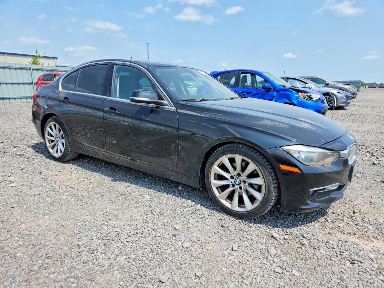 2014 Bmw 320 I Xdrive Black vin: WBA3C3C54EF986115