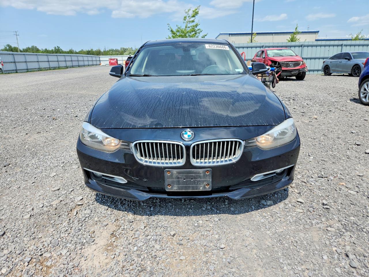 2014 Bmw 320 I Xdrive Black vin: WBA3C3C54EF986115