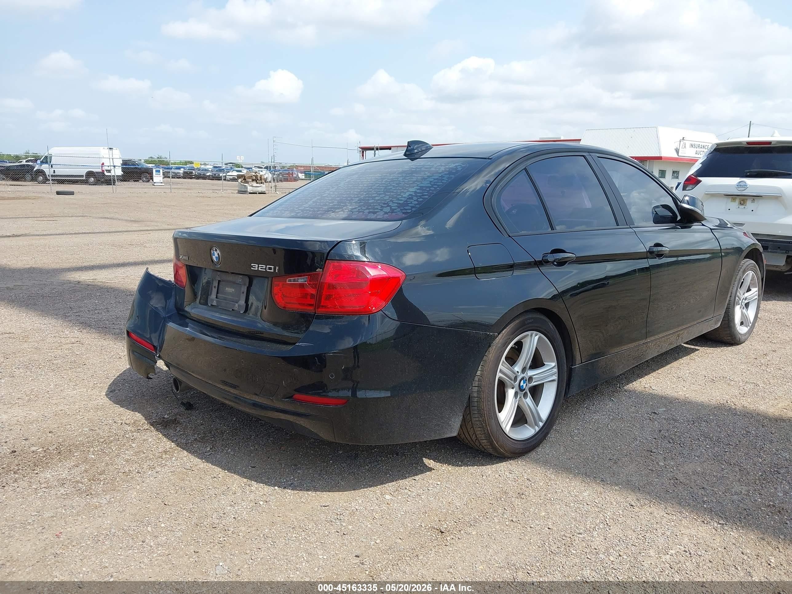 2014 Bmw 320i Xdrive Black vin: WBA3C3C54EPV90034