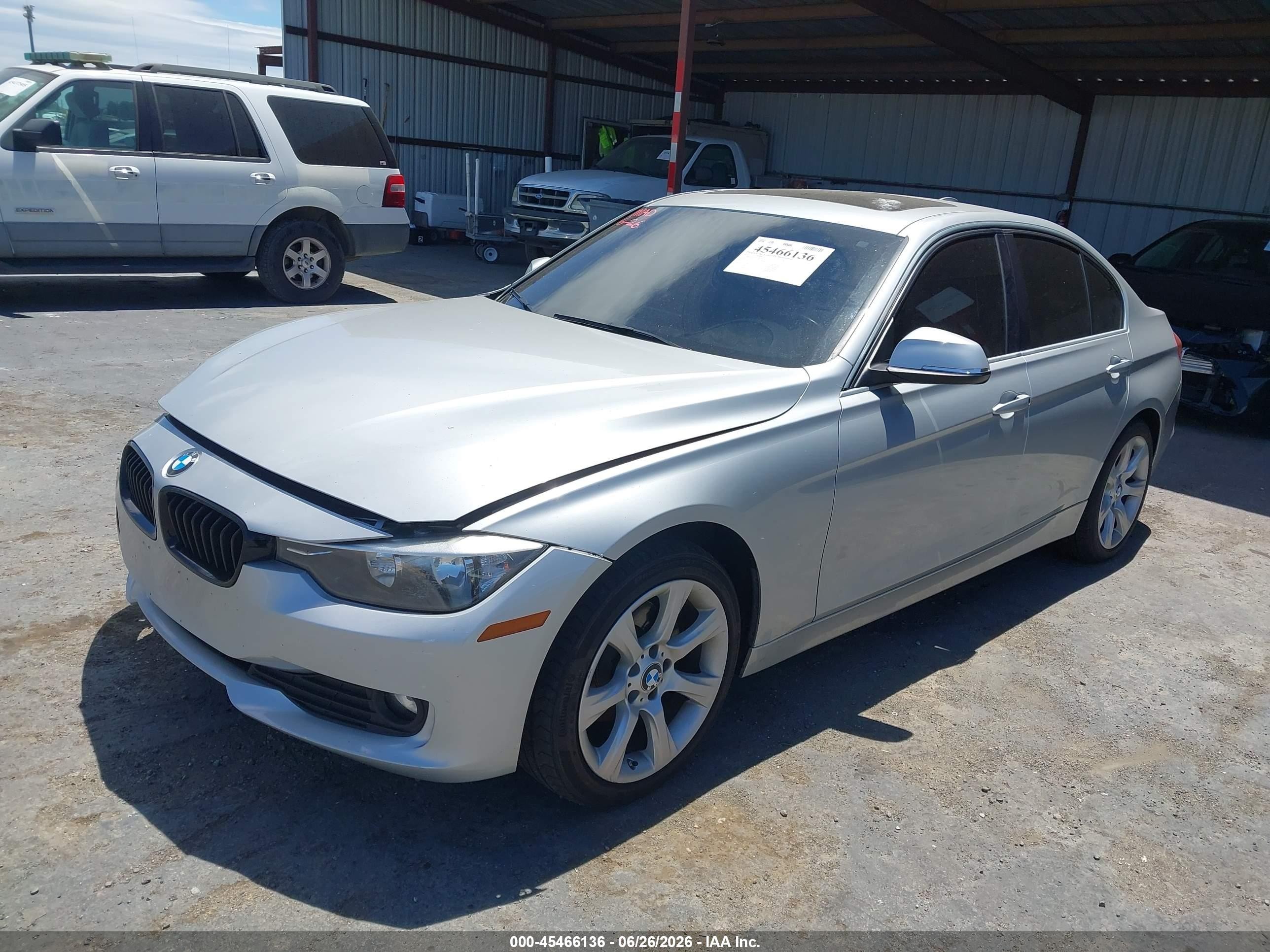 2015 Bmw 320i Xdrive Silver vin: WBA3C3C54FK202752