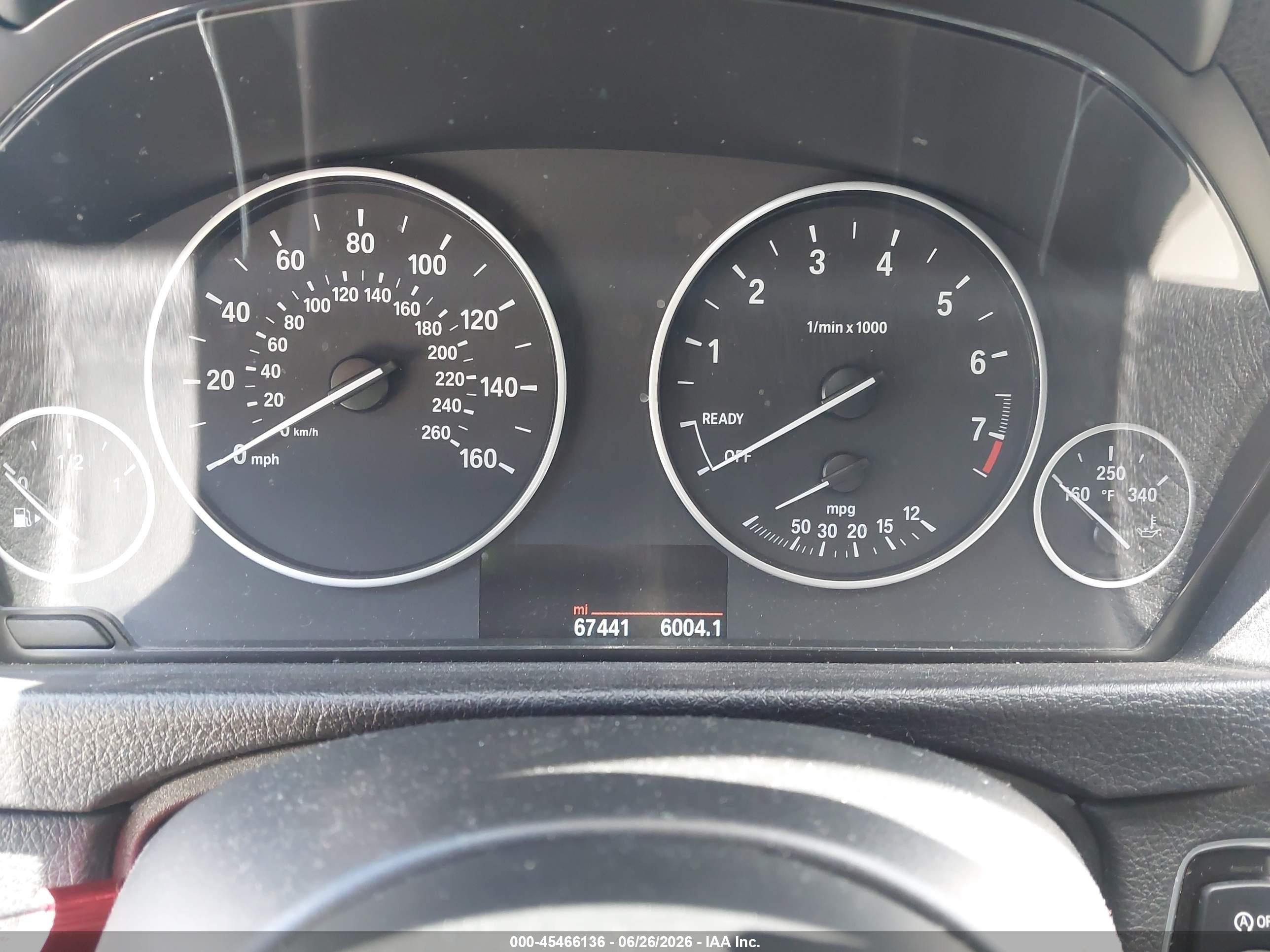 2015 Bmw 320i Xdrive Silver vin: WBA3C3C54FK202752