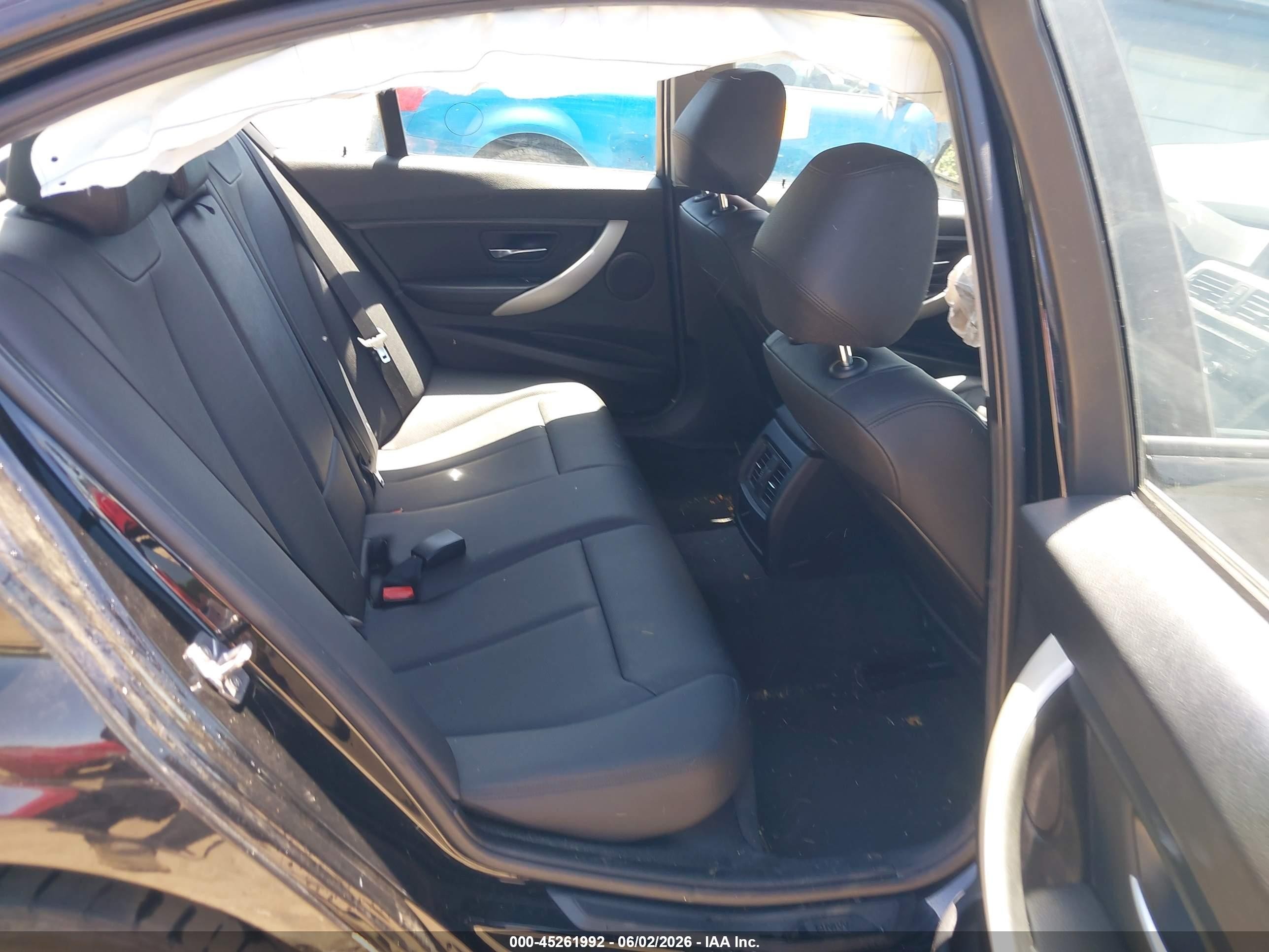 2015 Bmw 320i Xdrive Black vin: WBA3C3C54FK203416