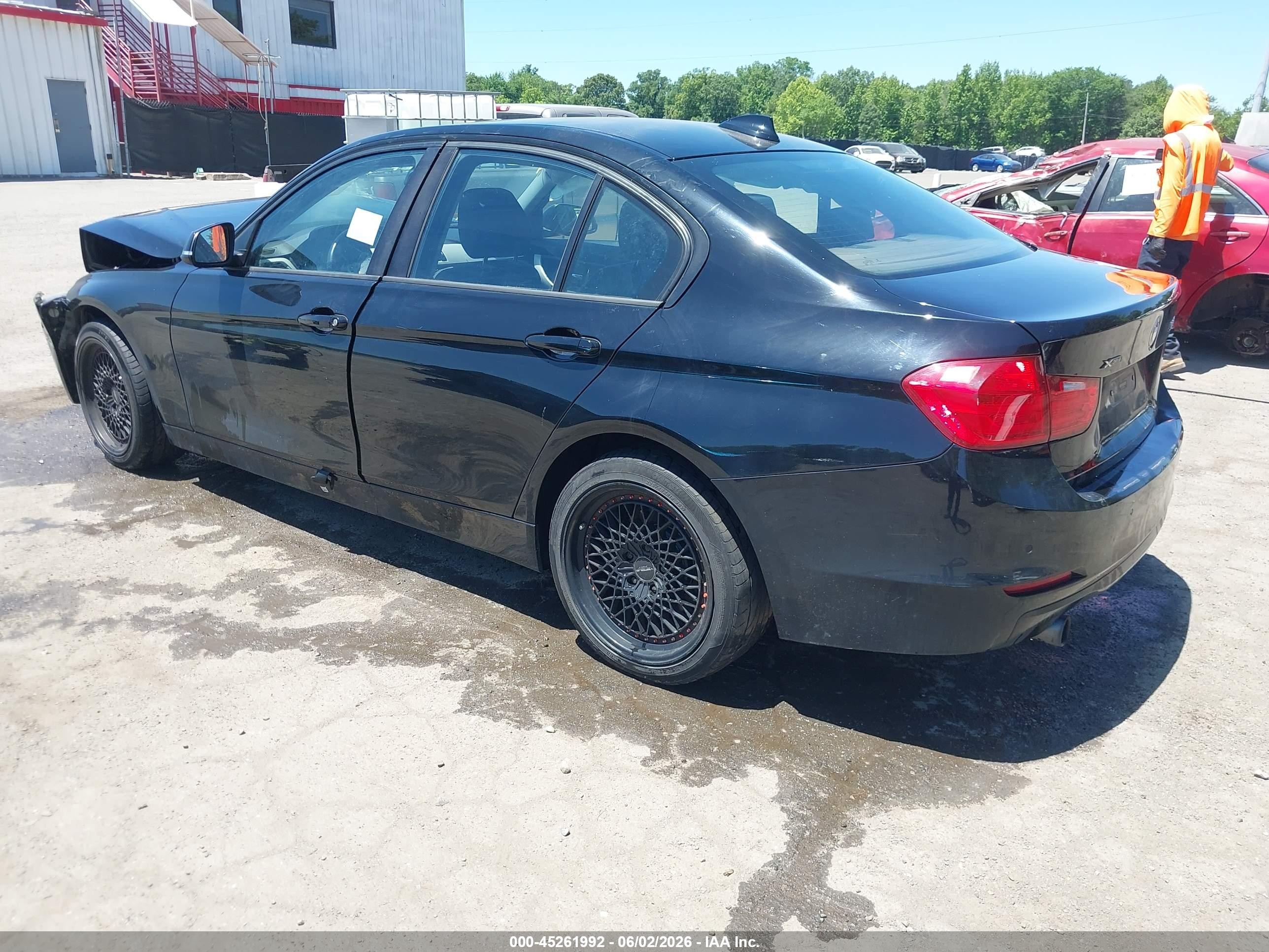 2015 Bmw 320i Xdrive Black vin: WBA3C3C54FK203416