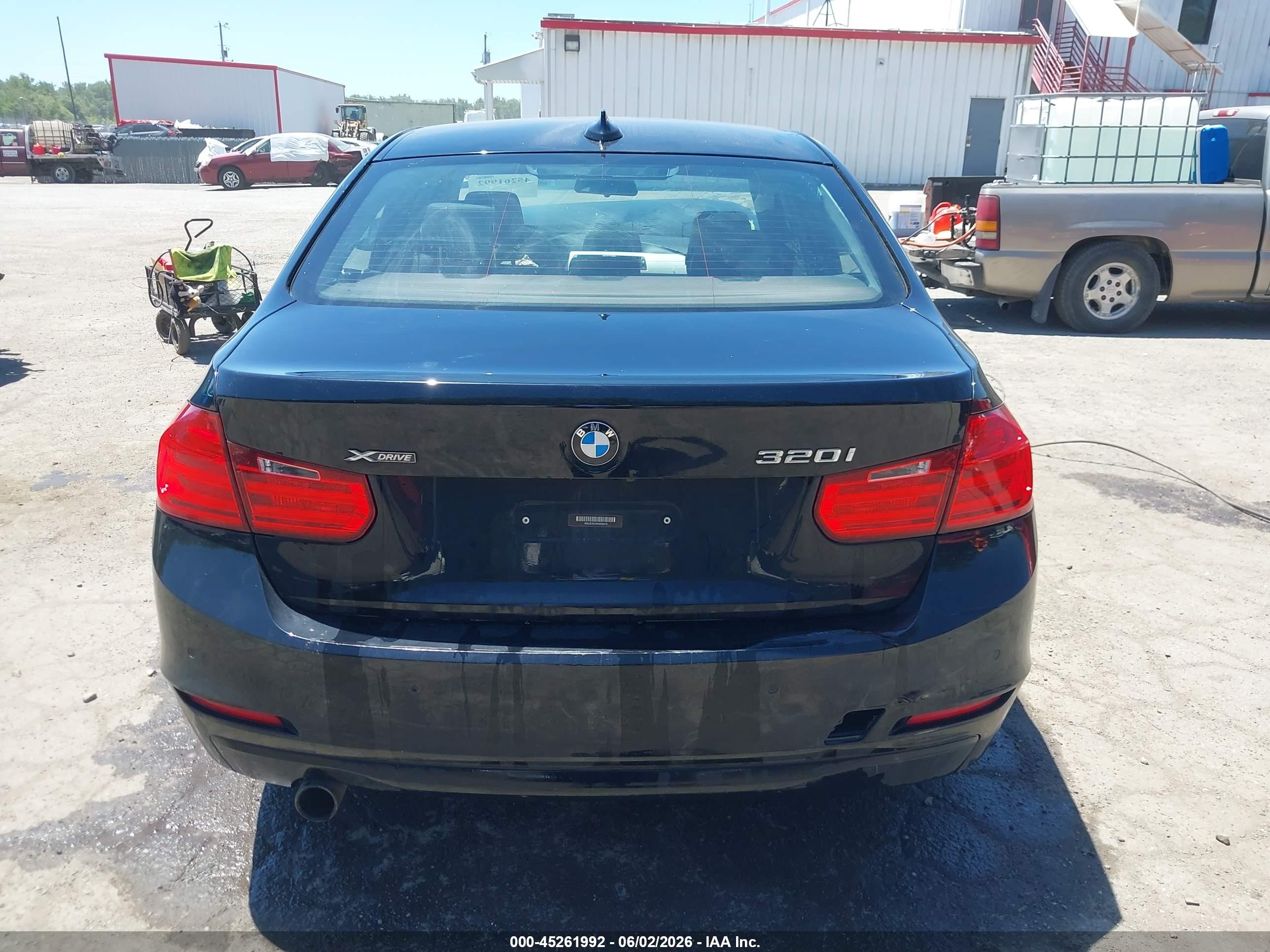 2015 Bmw 320i Xdrive Black vin: WBA3C3C54FK203416