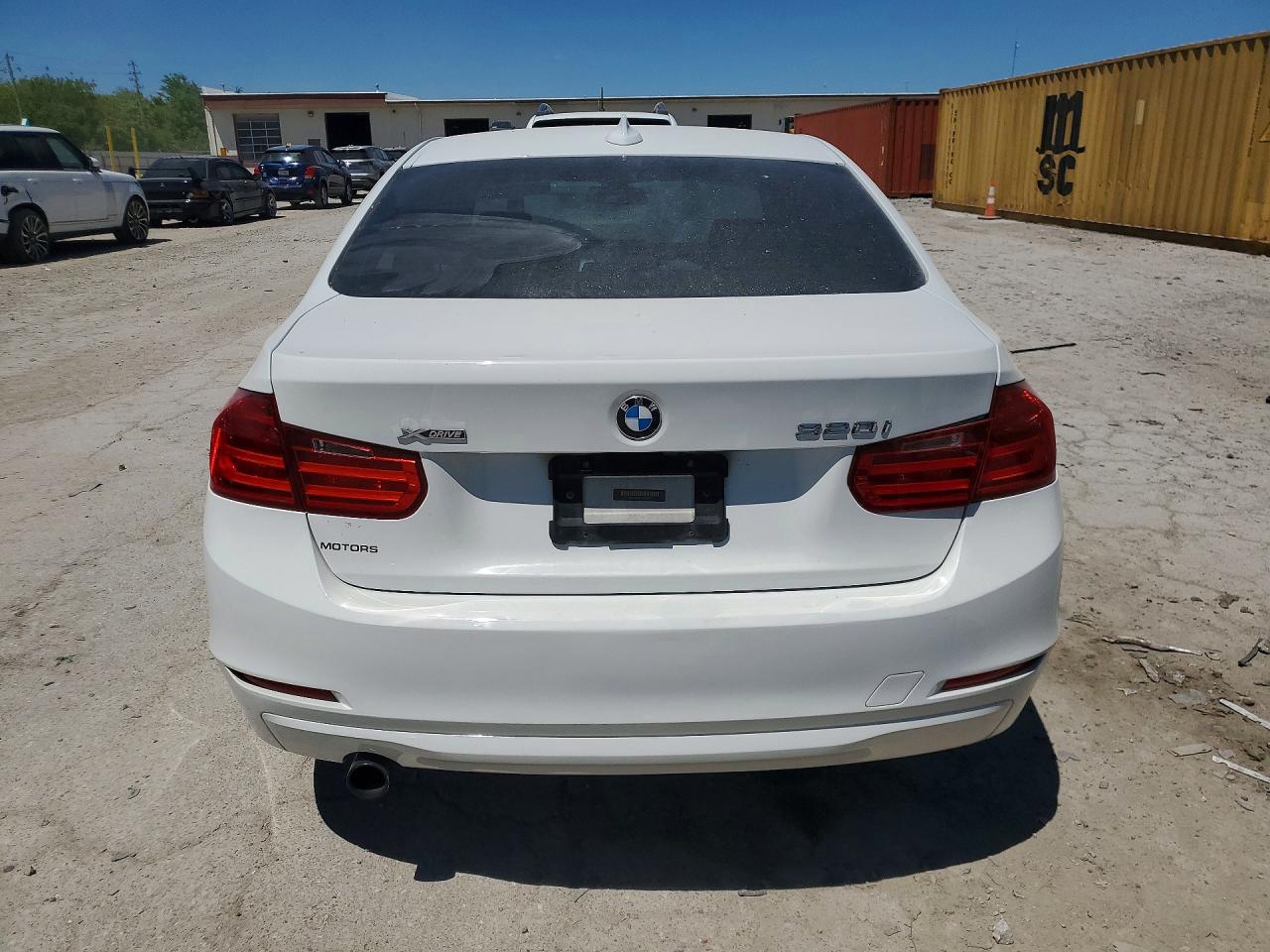 2013 Bmw 320 I Xdrive White vin: WBA3C3C55DF980855