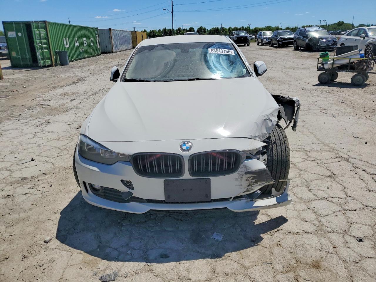 2013 Bmw 320 I Xdrive White vin: WBA3C3C55DF980855
