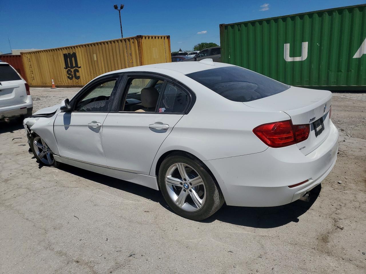 2013 Bmw 320 I Xdrive White vin: WBA3C3C55DF980855