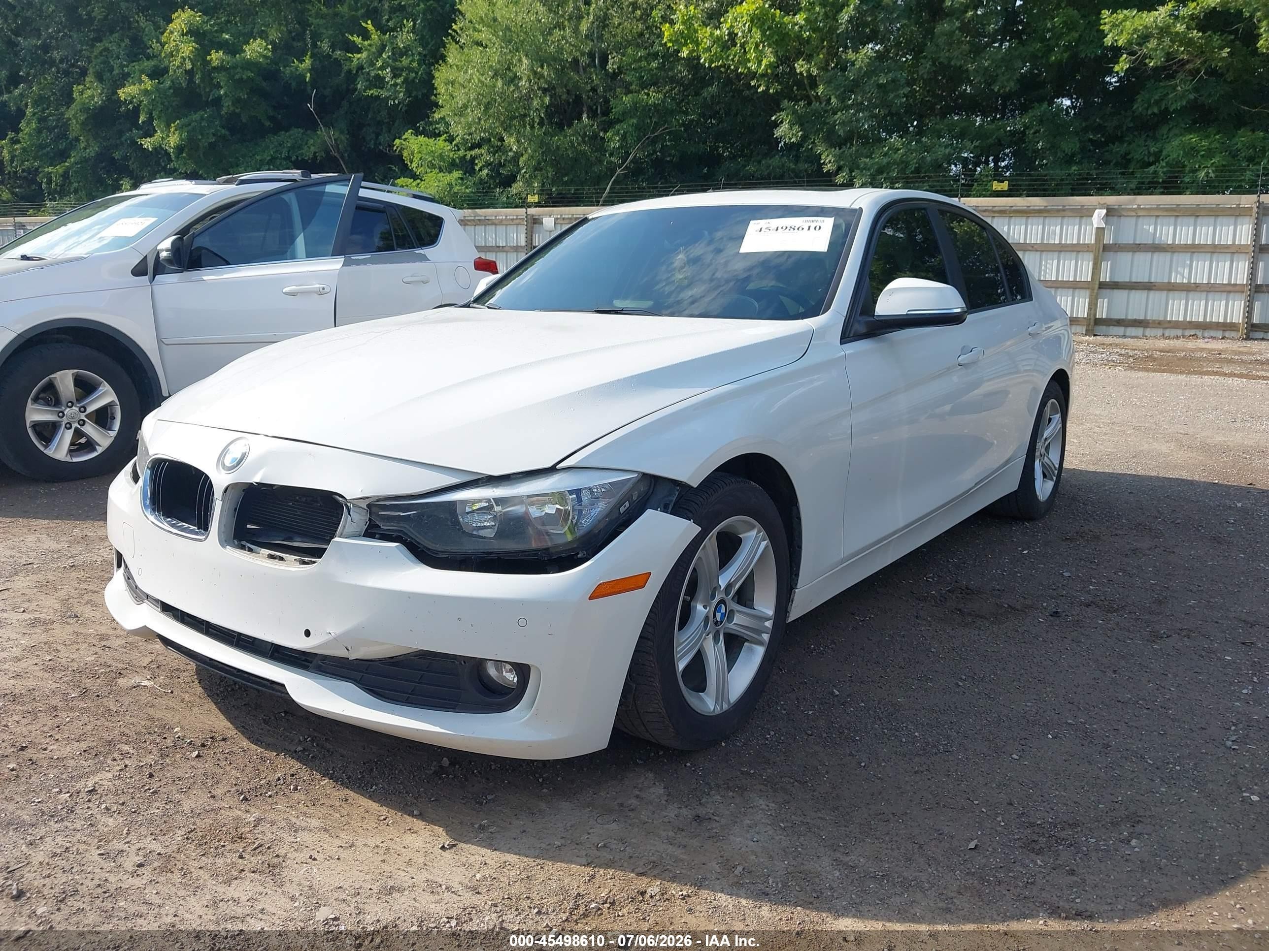 2015 Bmw 320i Xdrive White vin: WBA3C3C55FP664952