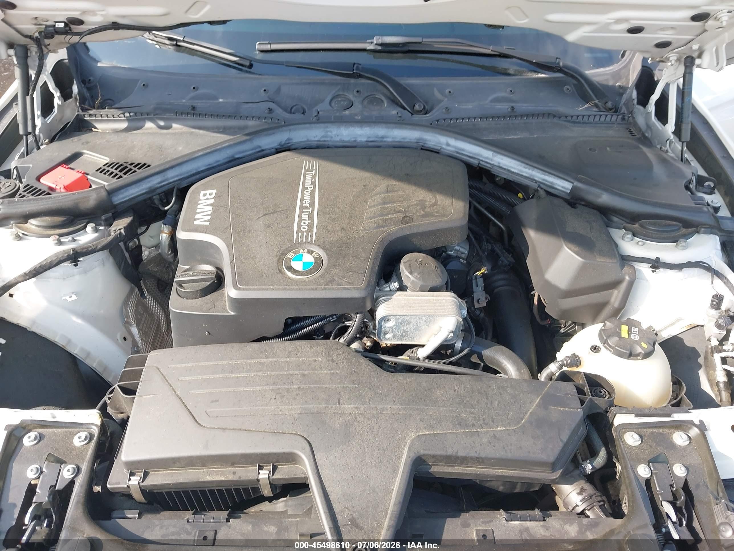 2015 Bmw 320i Xdrive White vin: WBA3C3C55FP664952