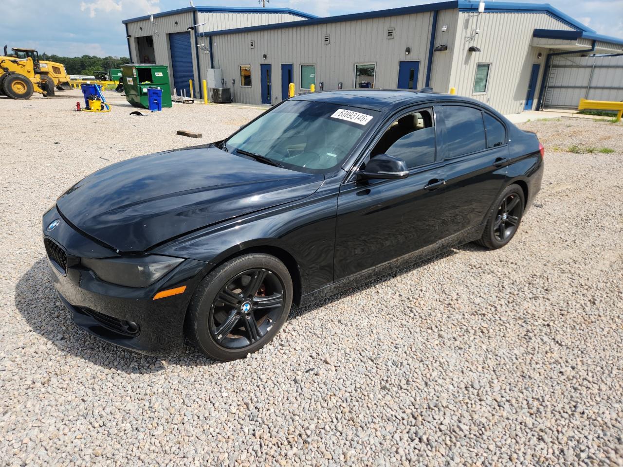 2013 Bmw 320 I Xdrive Black vin: WBA3C3C56DF980766