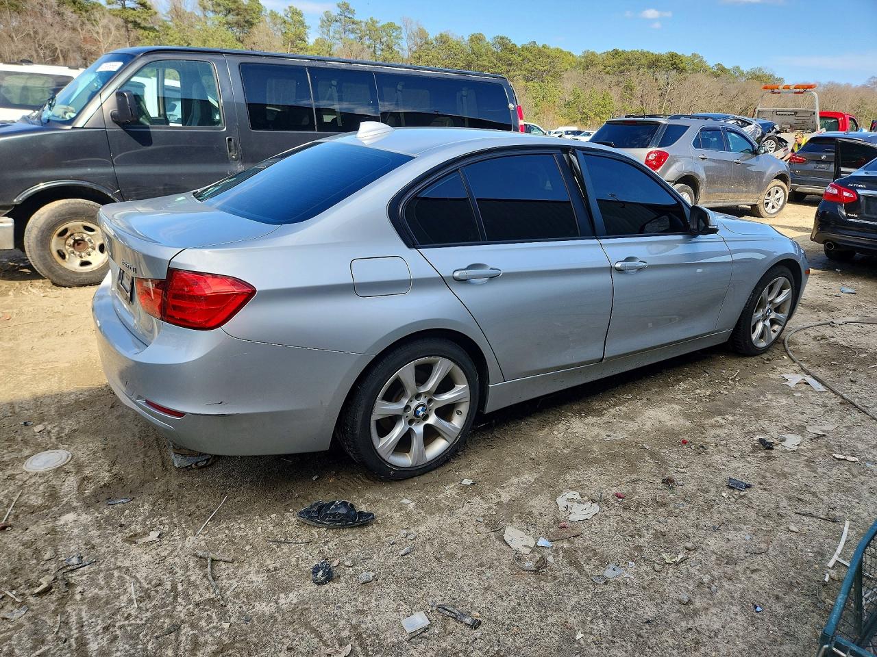 2013 Bmw 320 I Xdrive Silver vin: WBA3C3C56DF981691