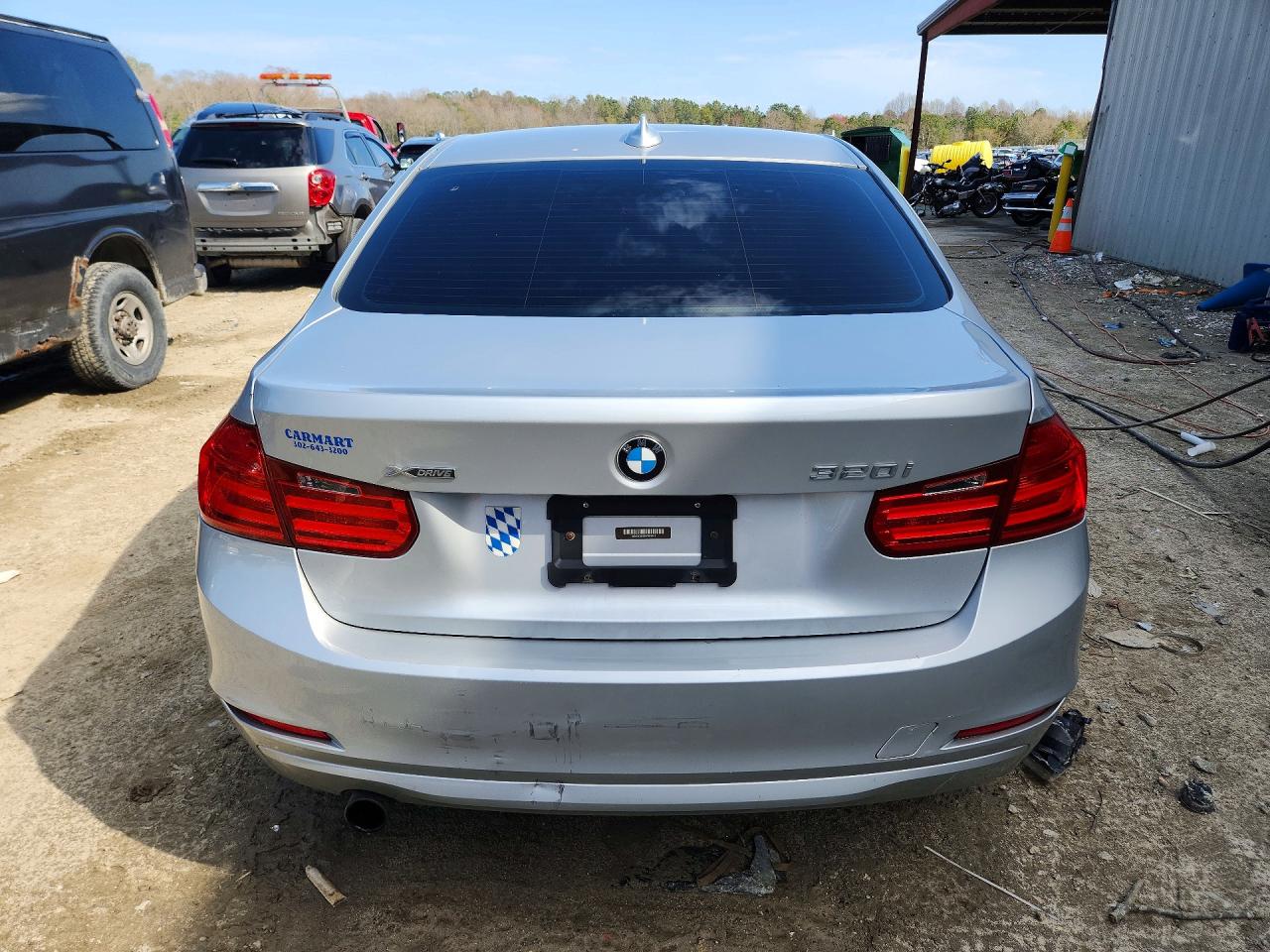 2013 Bmw 320 I Xdrive Silver vin: WBA3C3C56DF981691