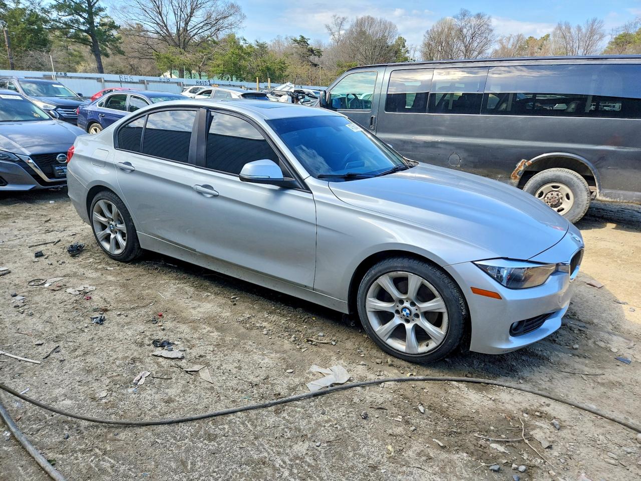 2013 Bmw 320 I Xdrive Silver vin: WBA3C3C56DF981691