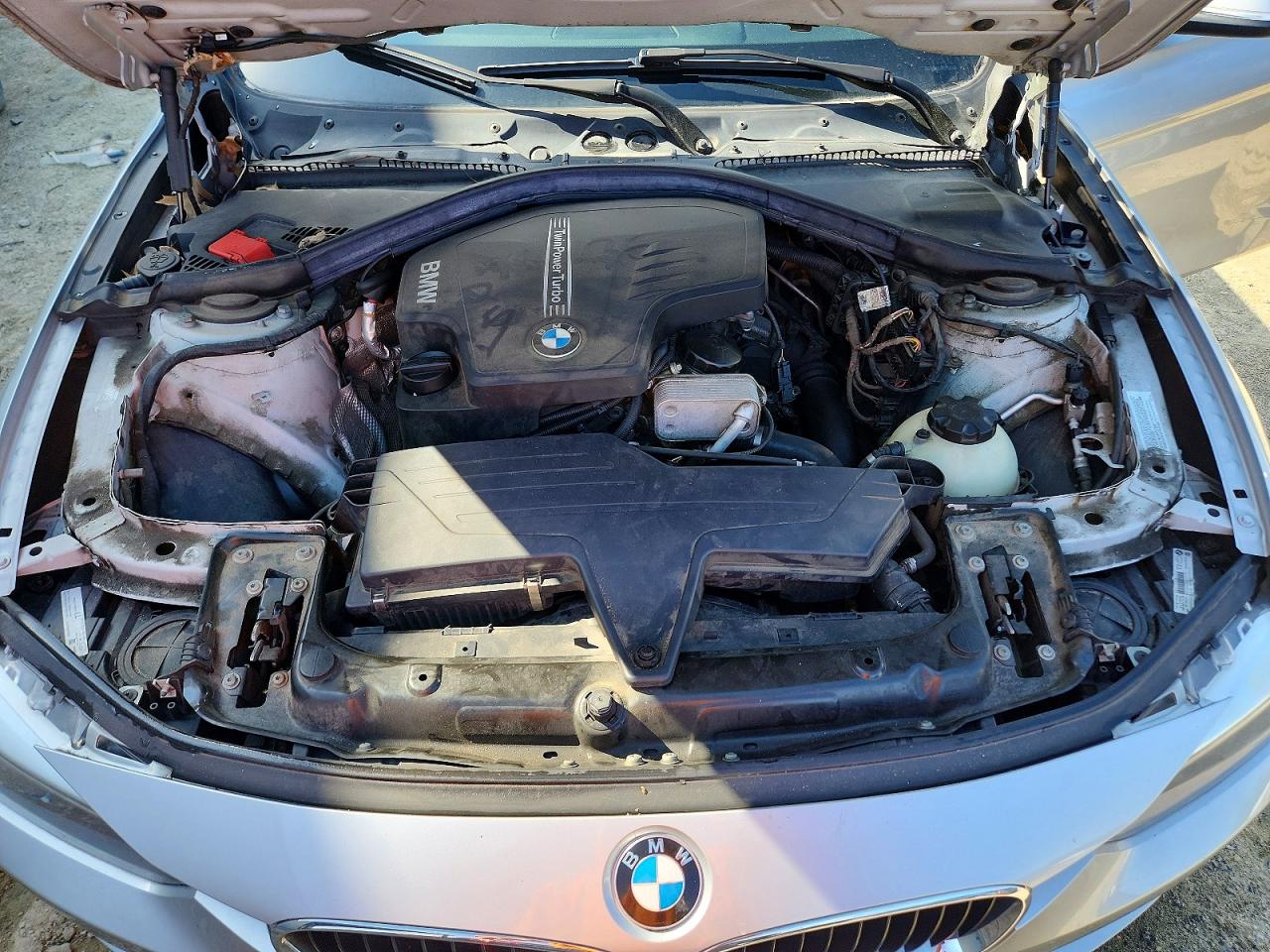 2013 Bmw 320 I Xdrive Silver vin: WBA3C3C56DF981691