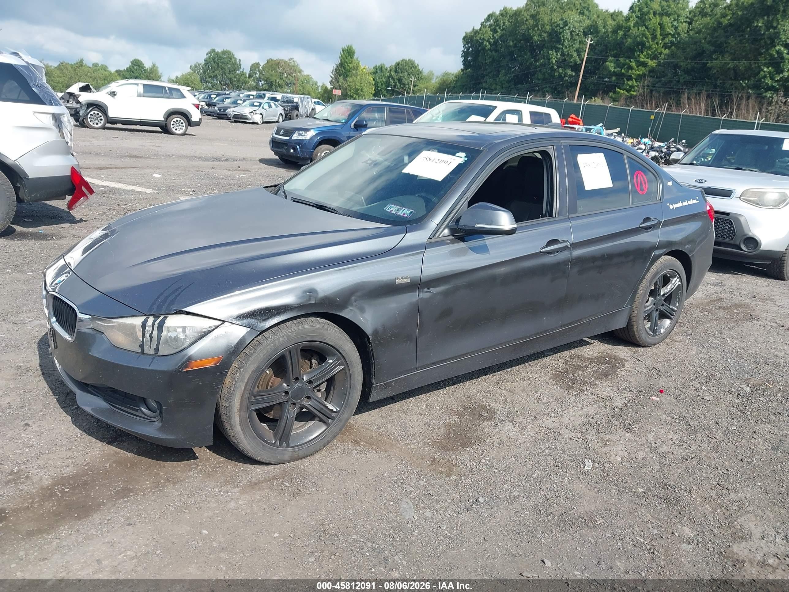 2014 Bmw 320i Xdrive Серый vin: WBA3C3C56EF983698