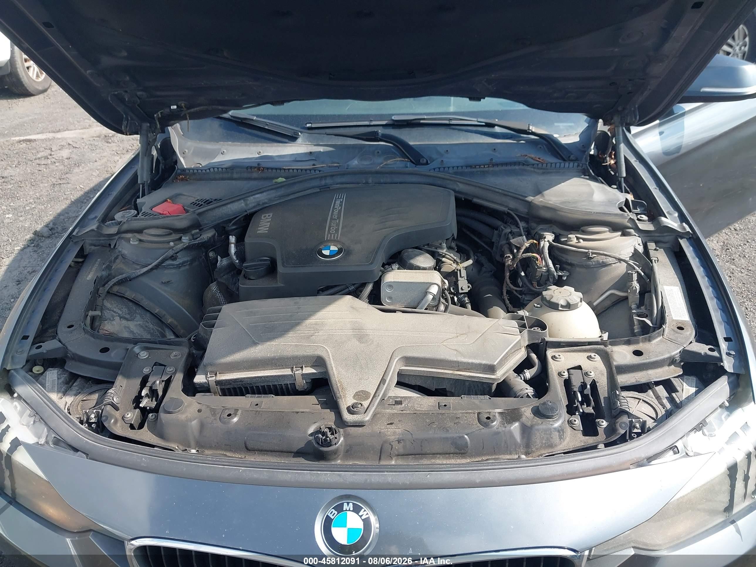 2014 Bmw 320i Xdrive Серый vin: WBA3C3C56EF983698