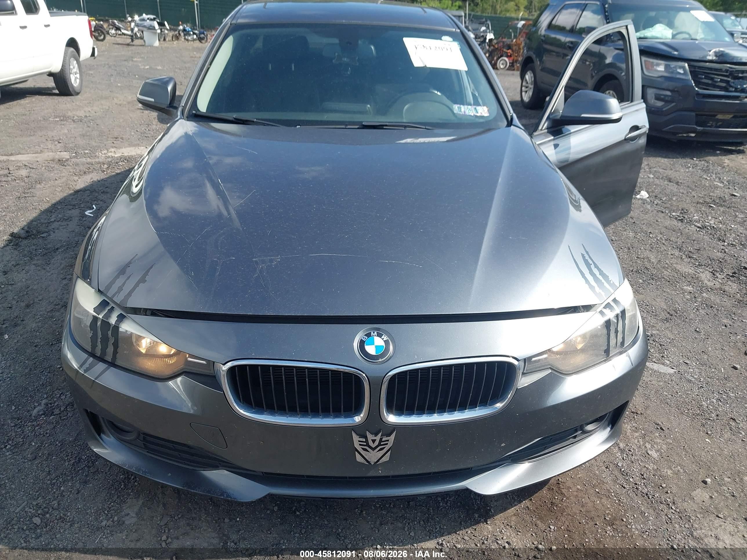 2014 Bmw 320i Xdrive Серый vin: WBA3C3C56EF983698