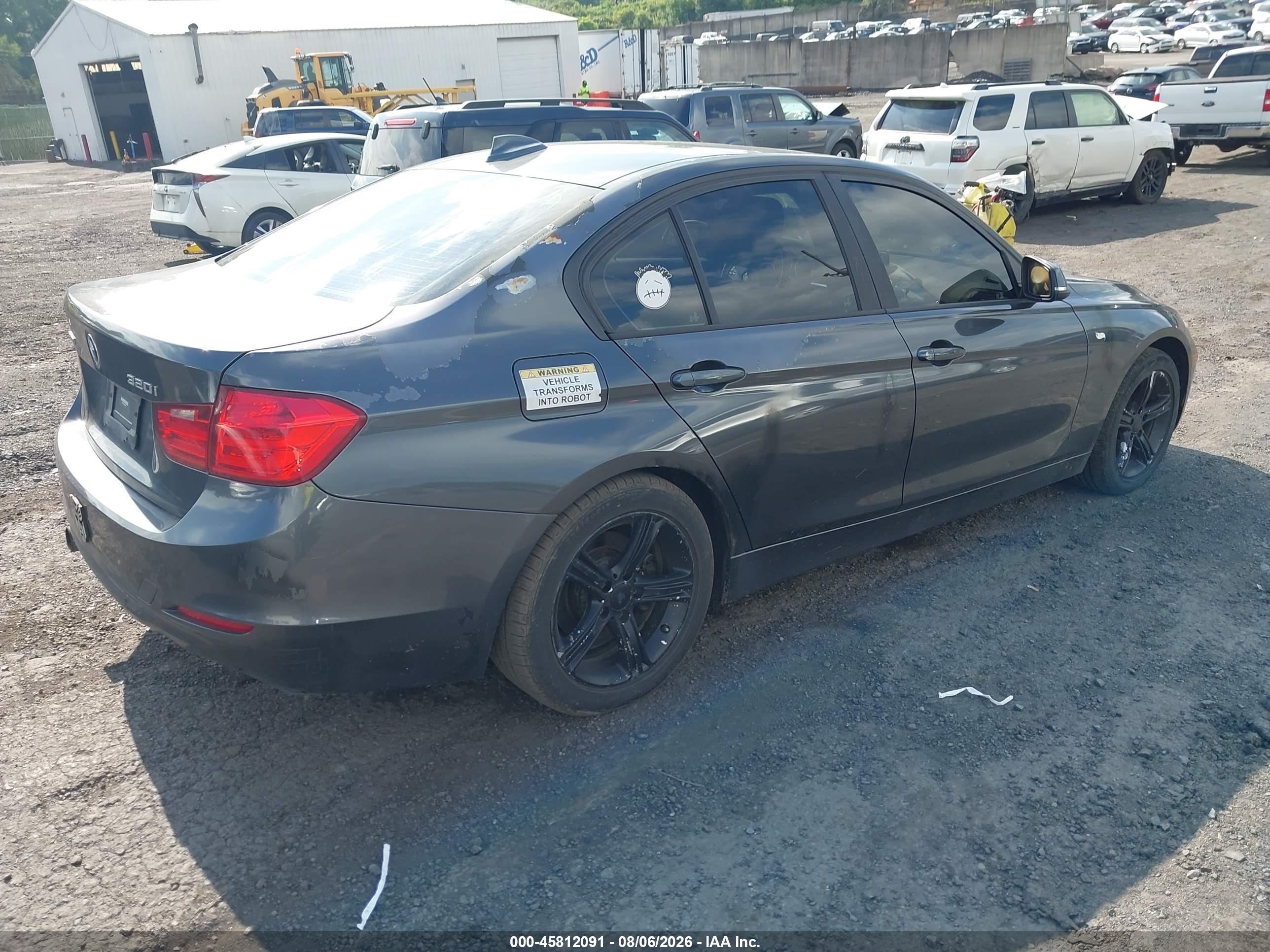 2014 Bmw 320i Xdrive Серый vin: WBA3C3C56EF983698